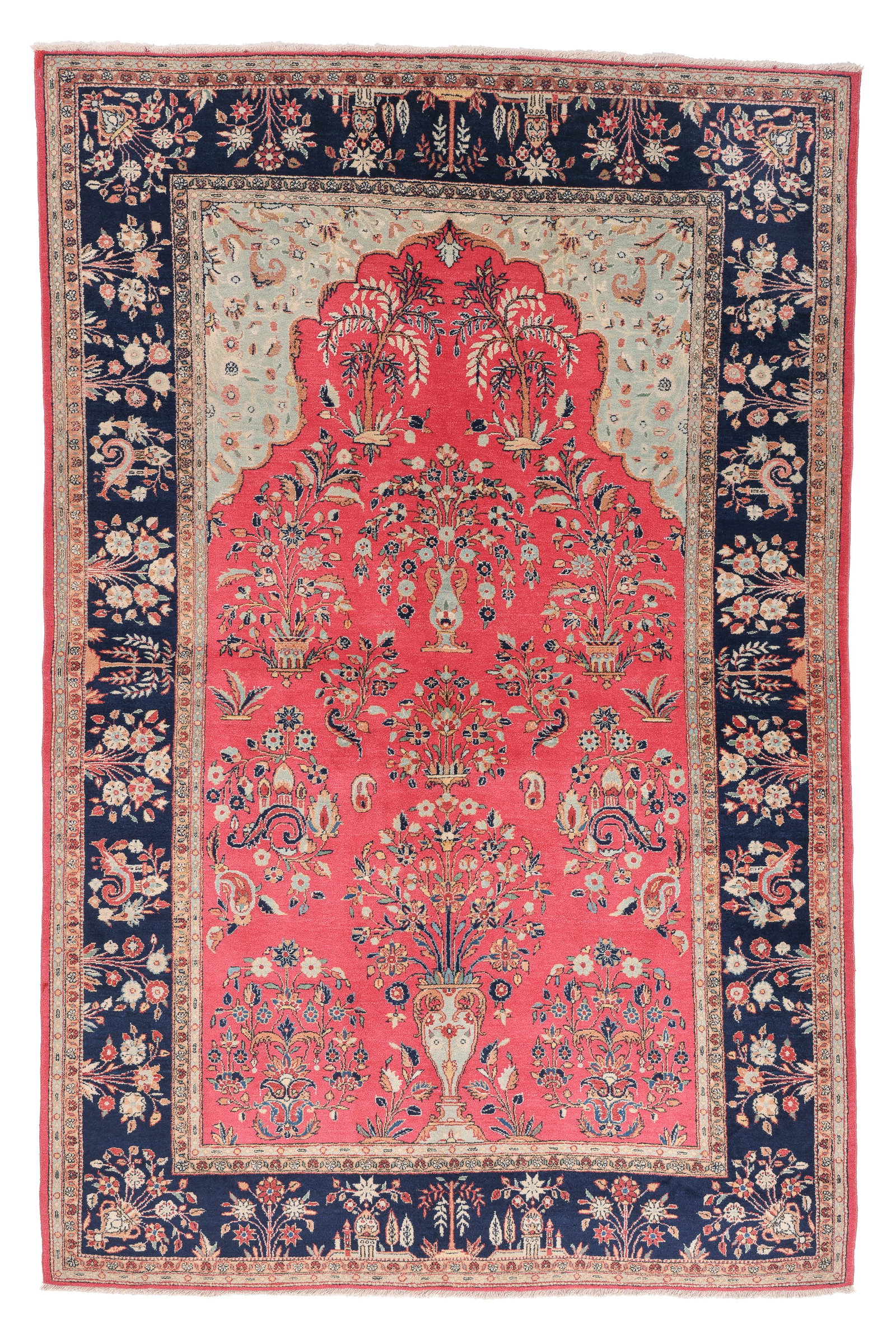 Ferahan Sarouk Meditation Rug, Persia, Early 20th C., 4'1'' x 7'0'' (1 of 6)