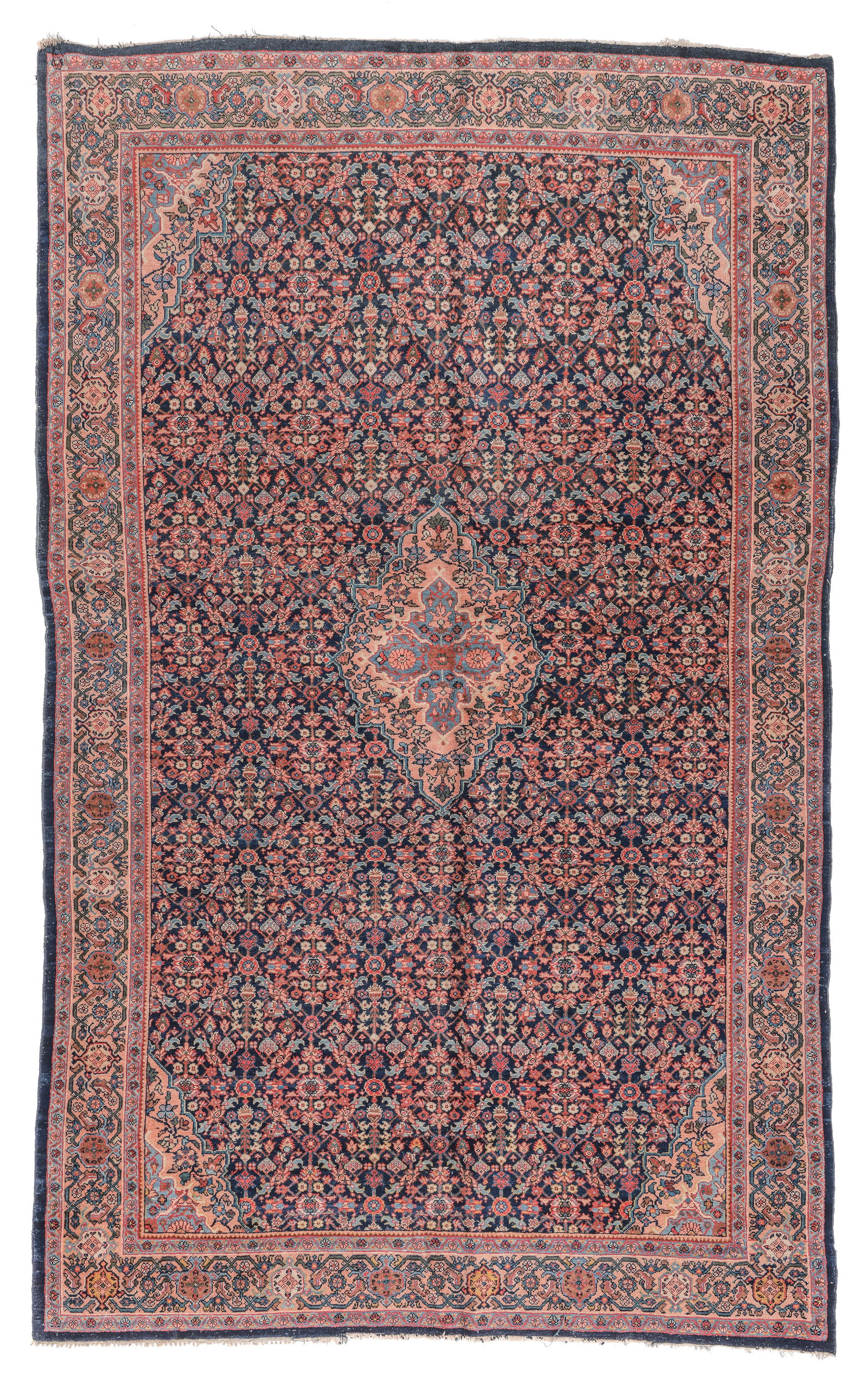 Blue Ferahan Rug, Persia, Early 20th C., 5'3'' x 8'7'' (1 of 6)