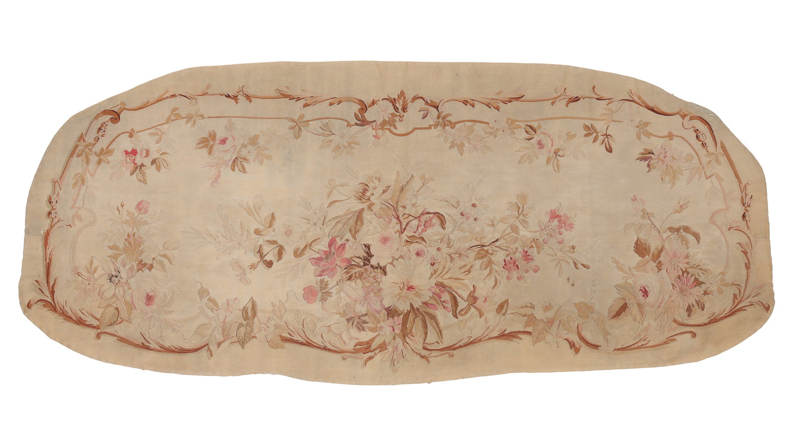 Aubusson Tapestry Section, France, 19th C., 2'6'' x 5'8'' (1 of 5)