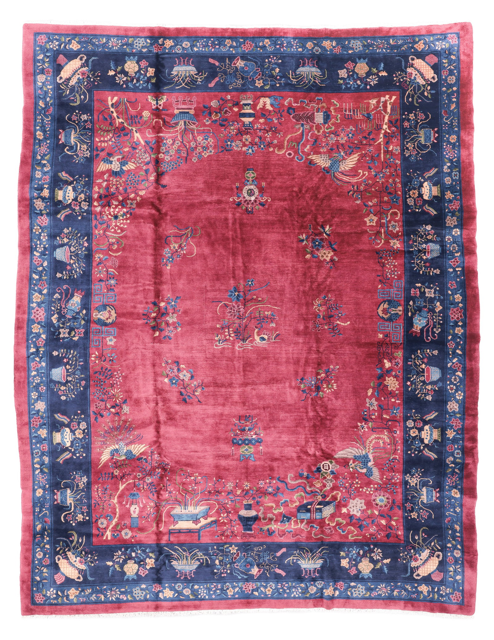 Fine Chinese Art Deco Rug, Ca. 1920, 11'2'' x 14'5'' (1 of 10)