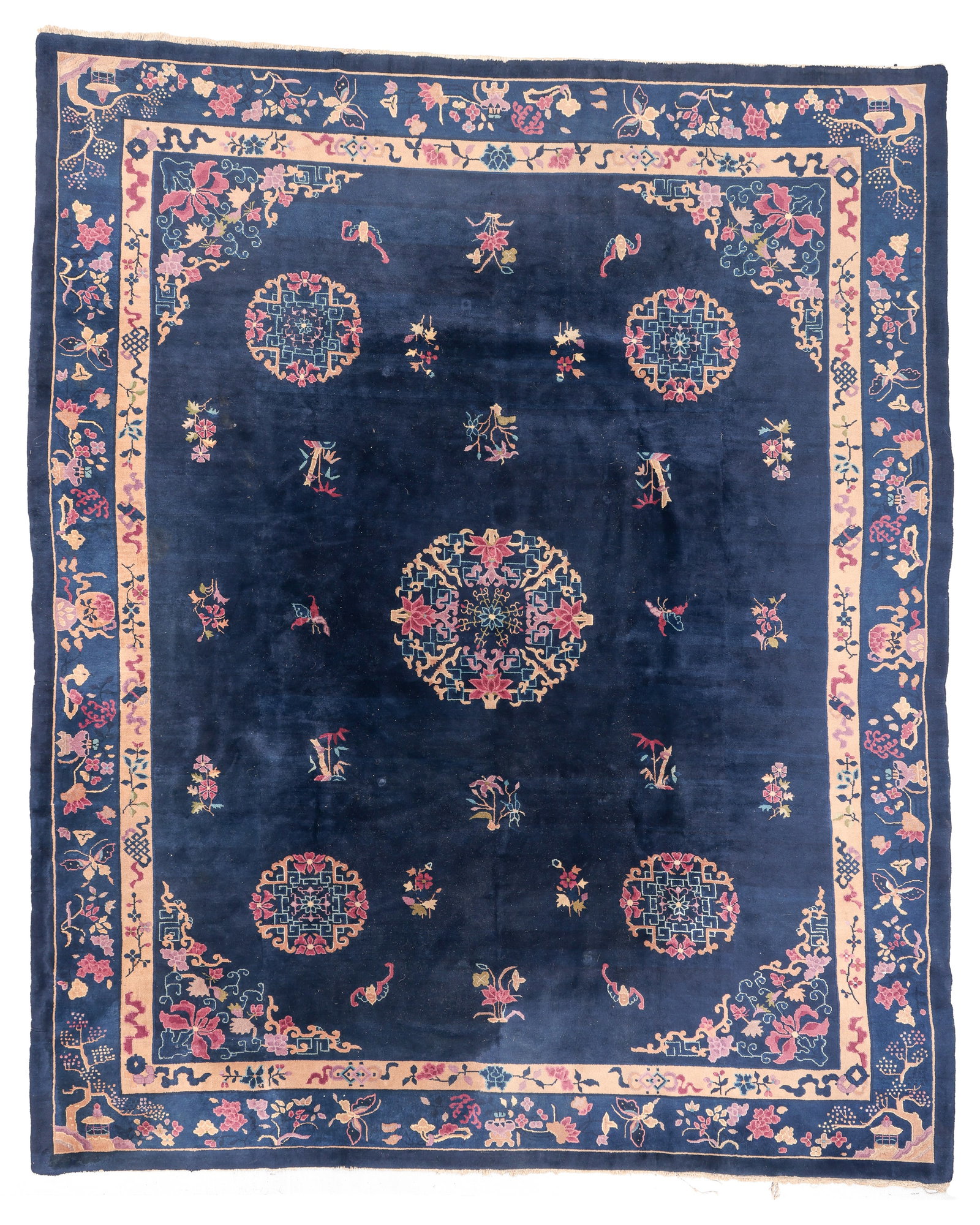 Peking Rug, China, Late 19th C., 9'2'' x 11'5'' (1 of 8)
