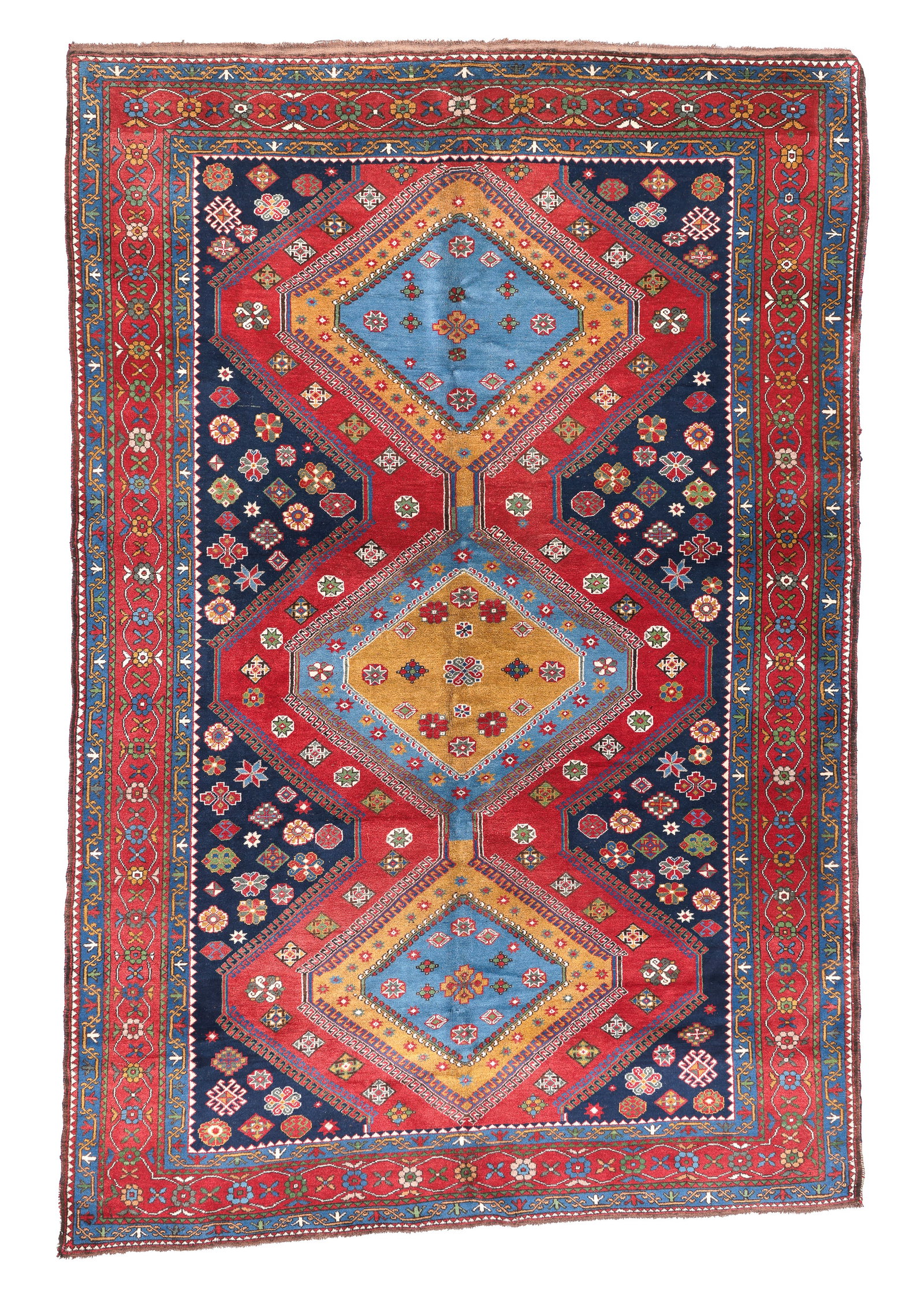 Gashgai Rug, Persia, Mid 20th C., 6'9'' x 10'1'' (1 of 7)
