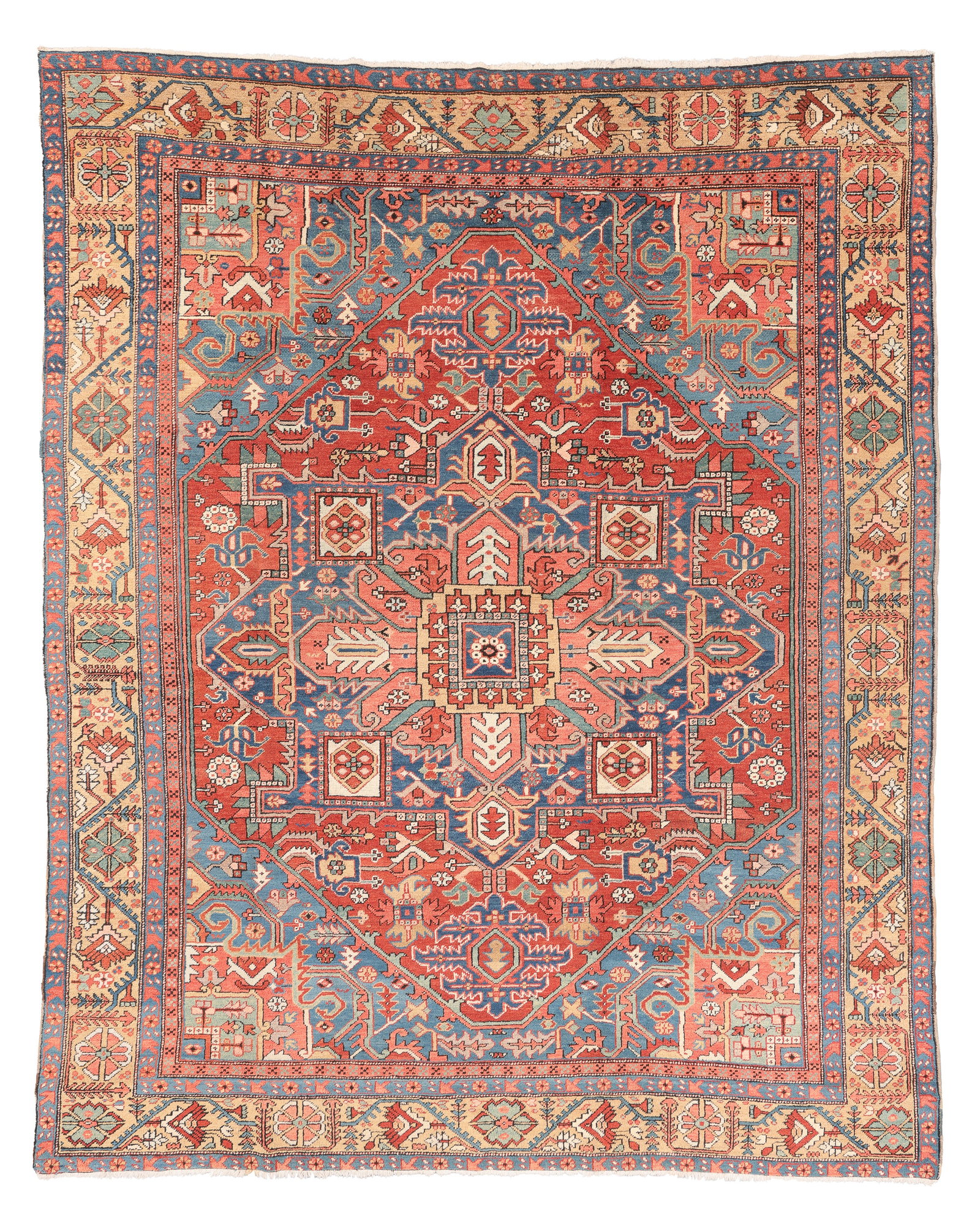 Heriz Rug, Persia, Ca. 1900, 9'5'' x 11'8'' (1 of 8)