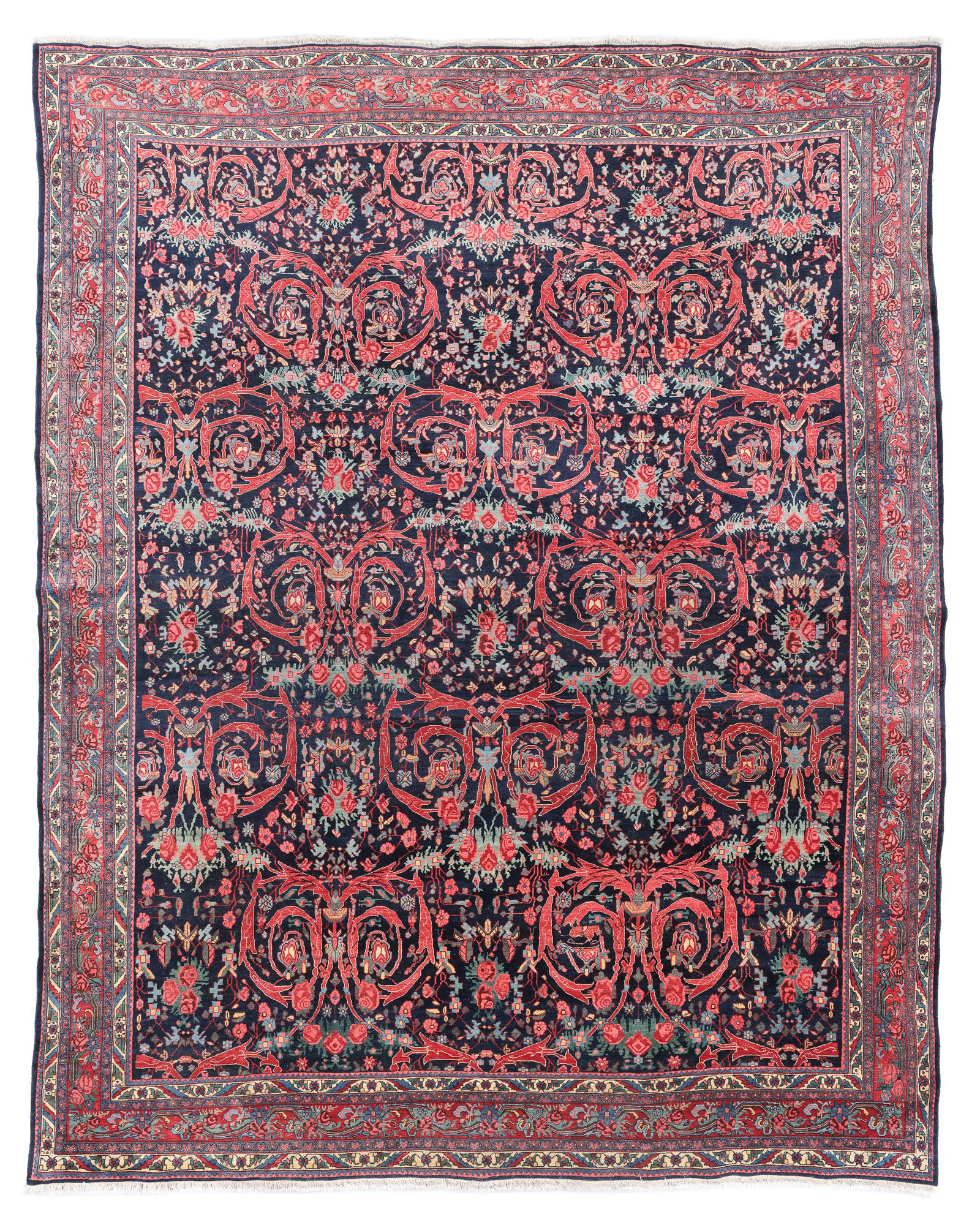 Fine Bidjar Rug, Persia, Early 20th C., 9'3'' x 11'7'' (1 of 6)