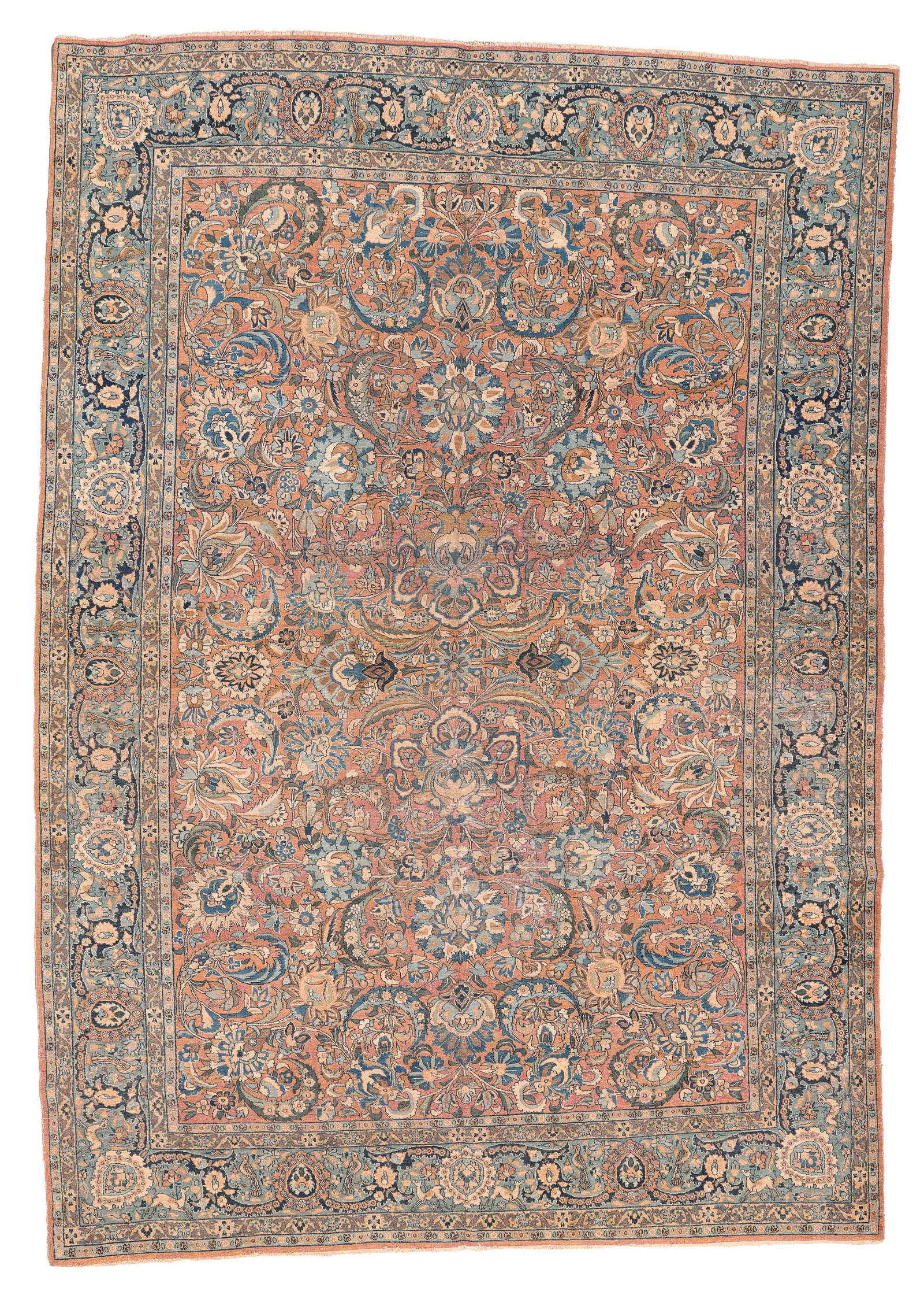 Tehran Rug, Persia, Early 20th C., 7'5'' x 10'4'' (1 of 9)
