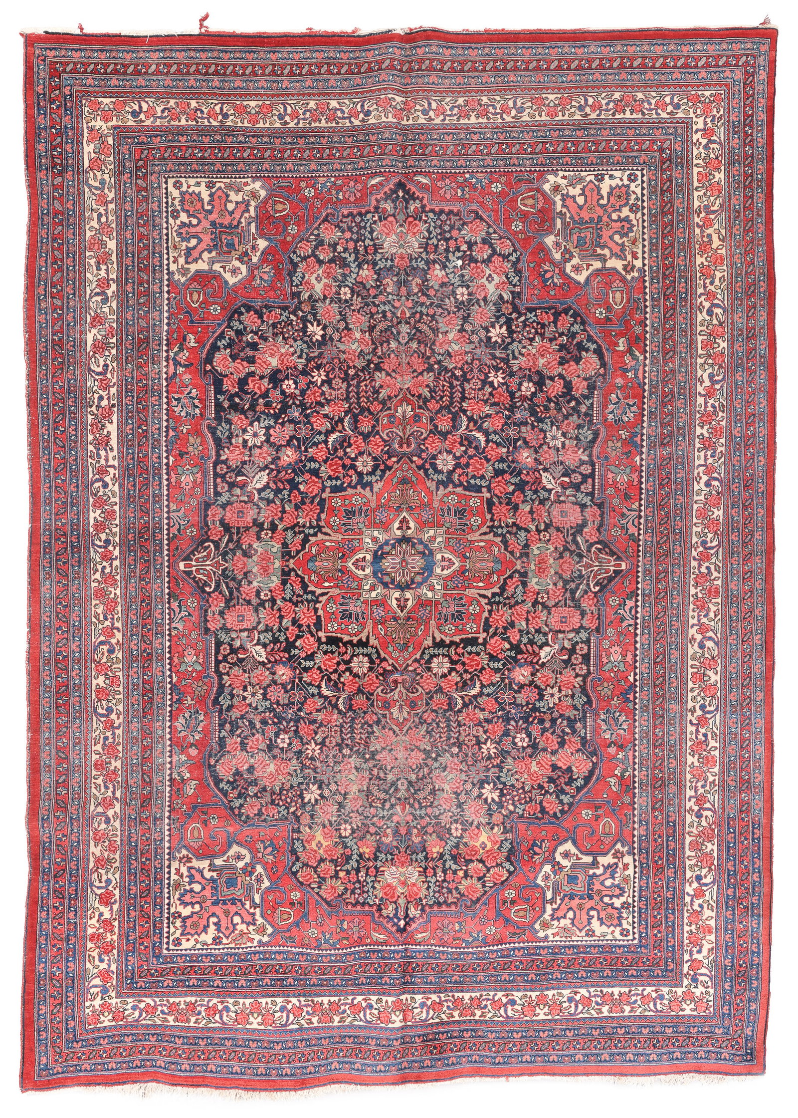 Bidjar Rug, Persia, Ca. 1940, 8'3'' x 11'6'': Bidjar Rug, Persia, Ca. 1940, 8'3'' x 11'6'' (251 x 351 cm). Weight: 77 lbs. Wool.