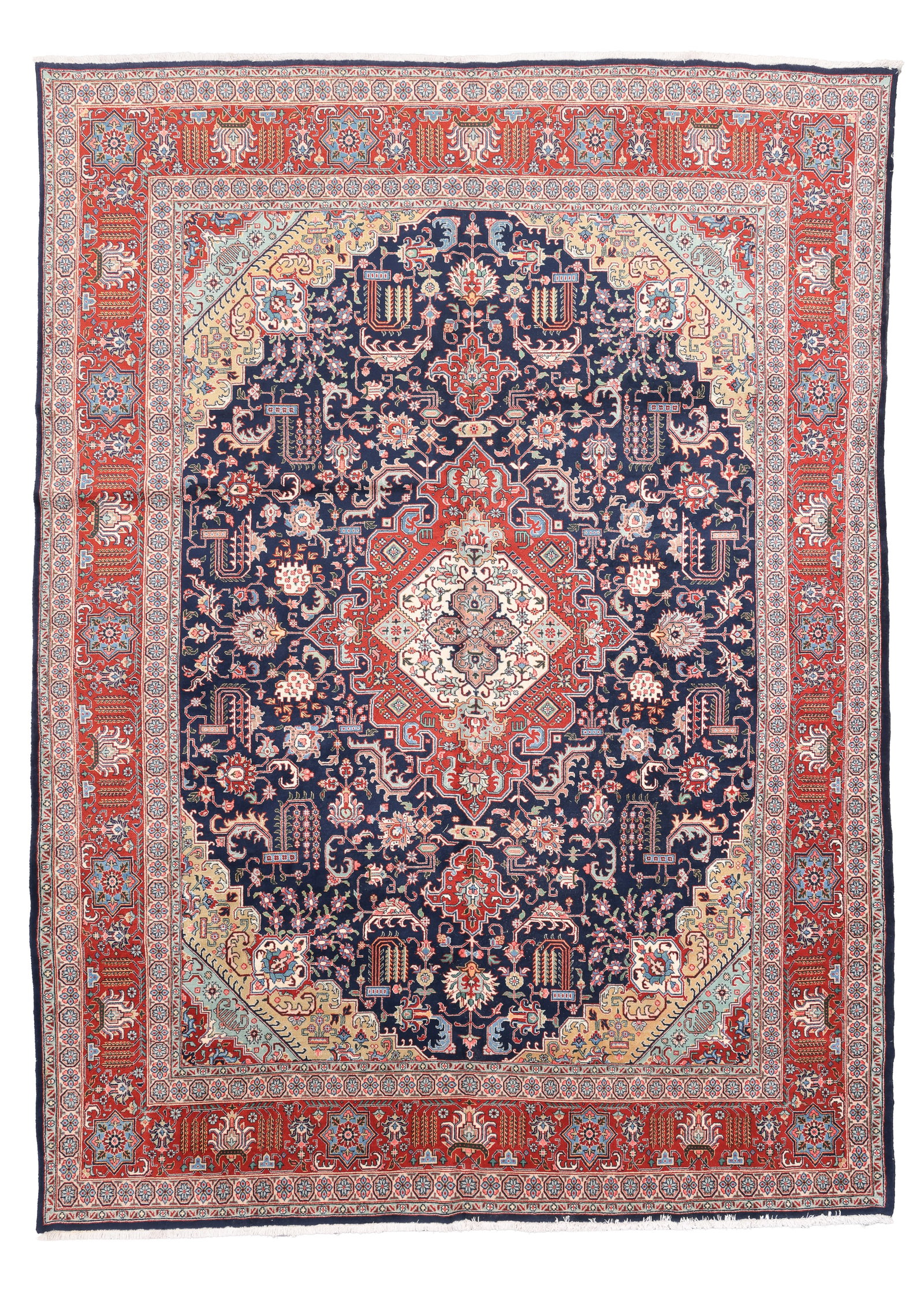 Tabriz Rug, Persia, Mid 20th C., 9'4'' x 12'8'' (1 of 8)