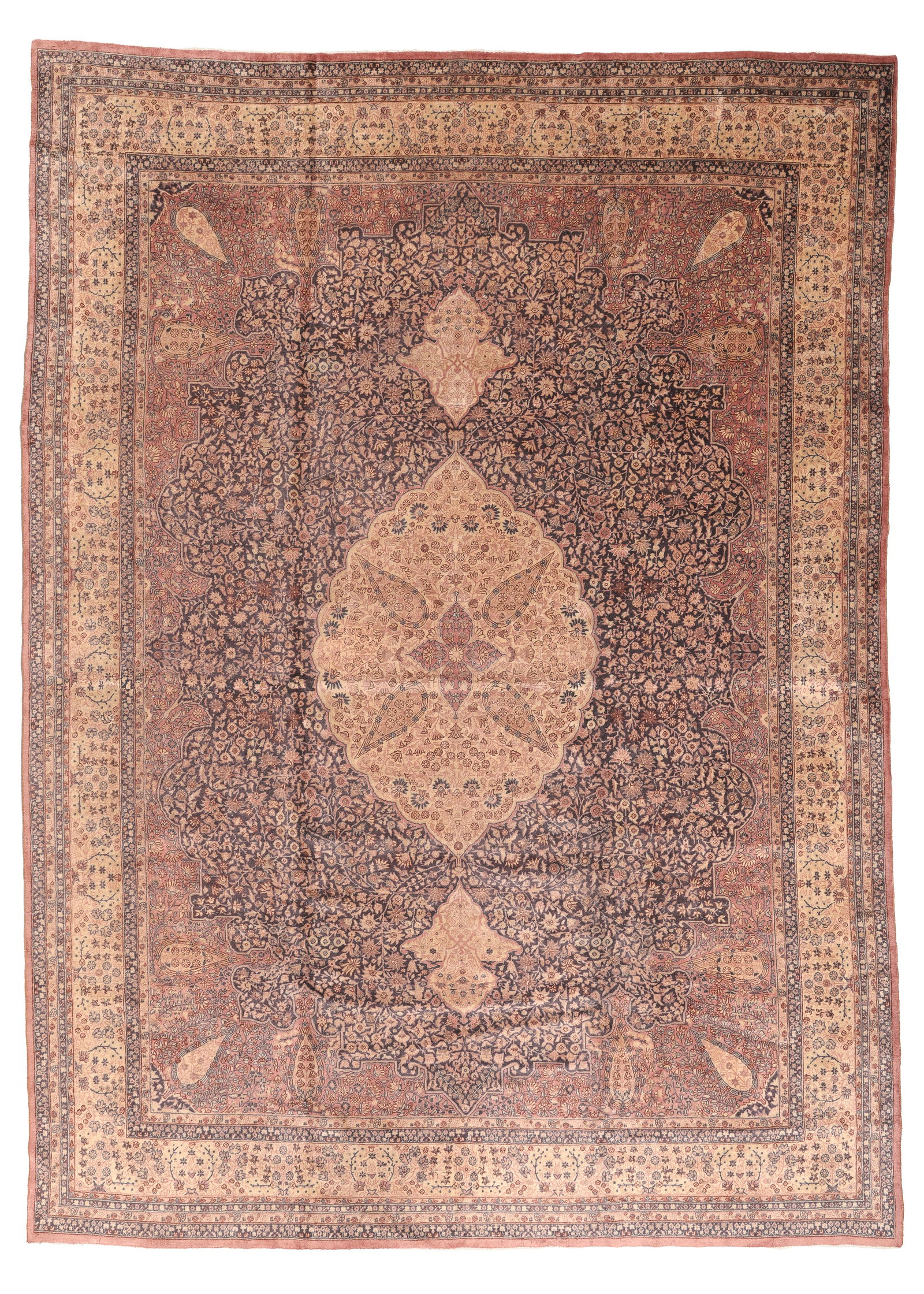 Sivas Rug, Turkey, Early 20th C., 9'6'' x 13'4'': Sivas Rug, Turkey, Early 20th C., 9'6'' x 13'4'' (290 x 406 cm). Weight: 55 lbs. Material: wool pile, cotton warp, cotton weft.