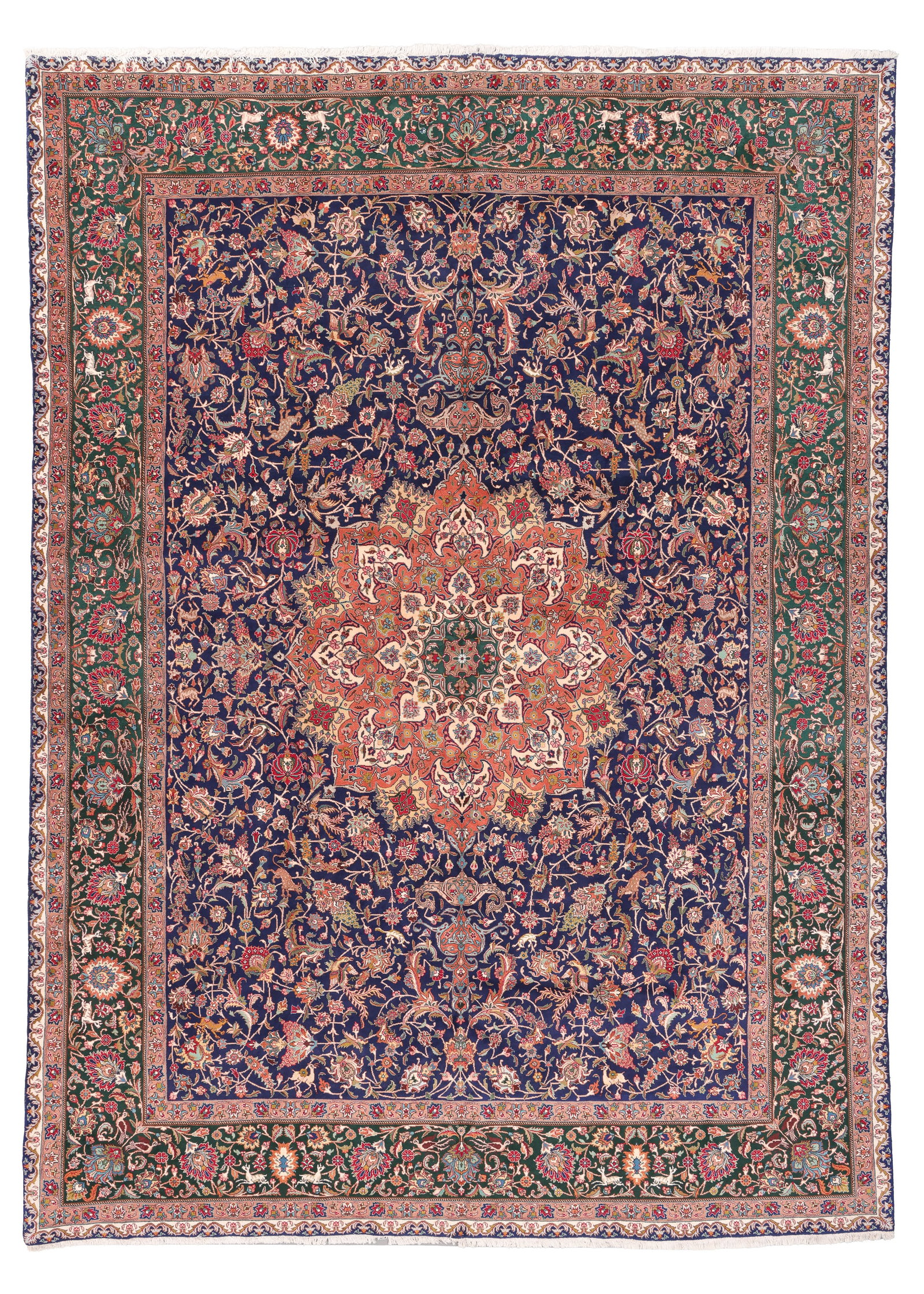 Tabriz Rug, Persia, Mid/Late 20th C., 9'7'' x 13'3'' (1 of 8)