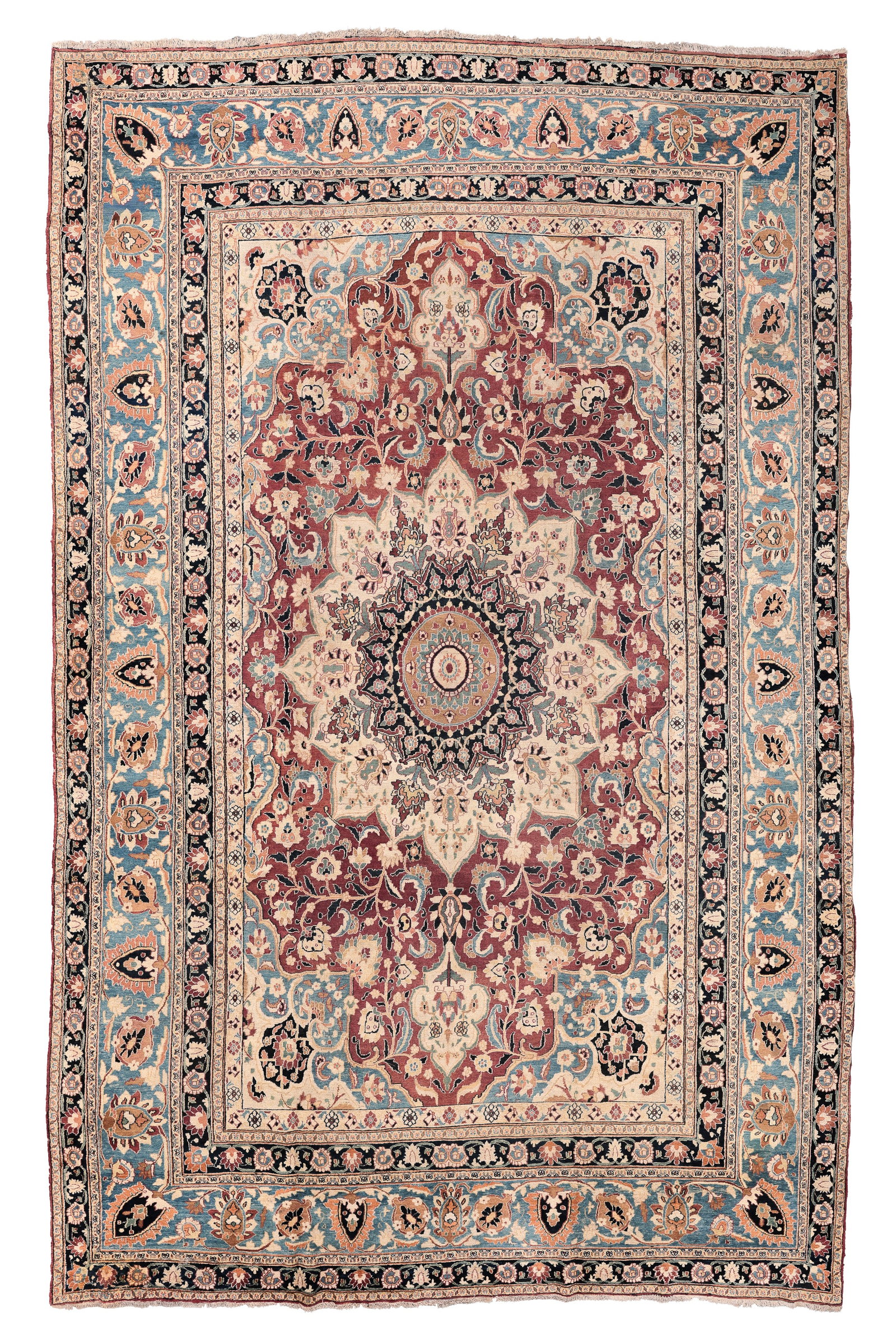 Dorokhsh Rug, Persia, Ca. 1900, 10'2'' x 16'0'': Dorokhsh Rug, Persia, Ca. 1900, 10'2'' x 16'0'' (310 x 488 cm). Weight: 74 lbs. Material: wool pile, cotton warp, cotton weft.