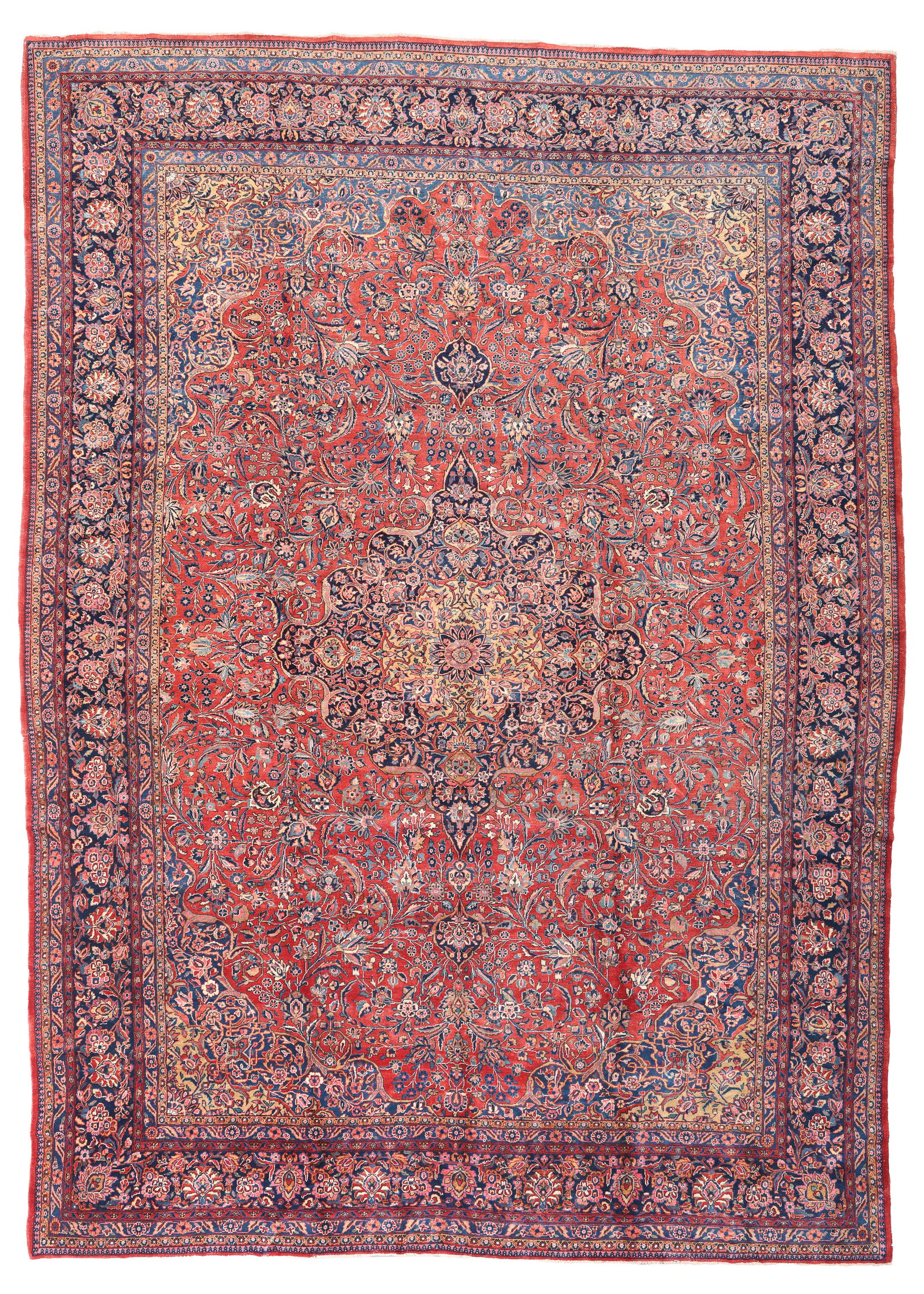 Kashan Rug, Persia, Ca. 1940, 10'3'' x 14'1'' (1 of 8)