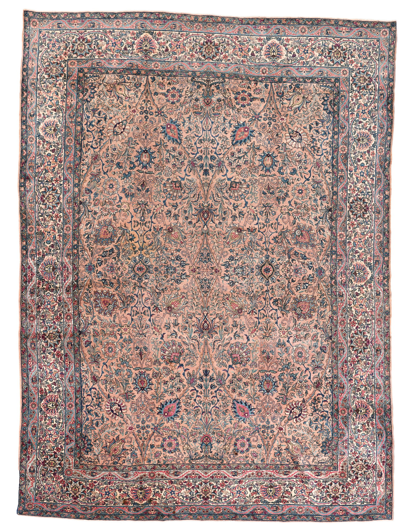 Kerman Rug, Persia, Early 20th C., 8'7'' x 11'8'' (1 of 8)
