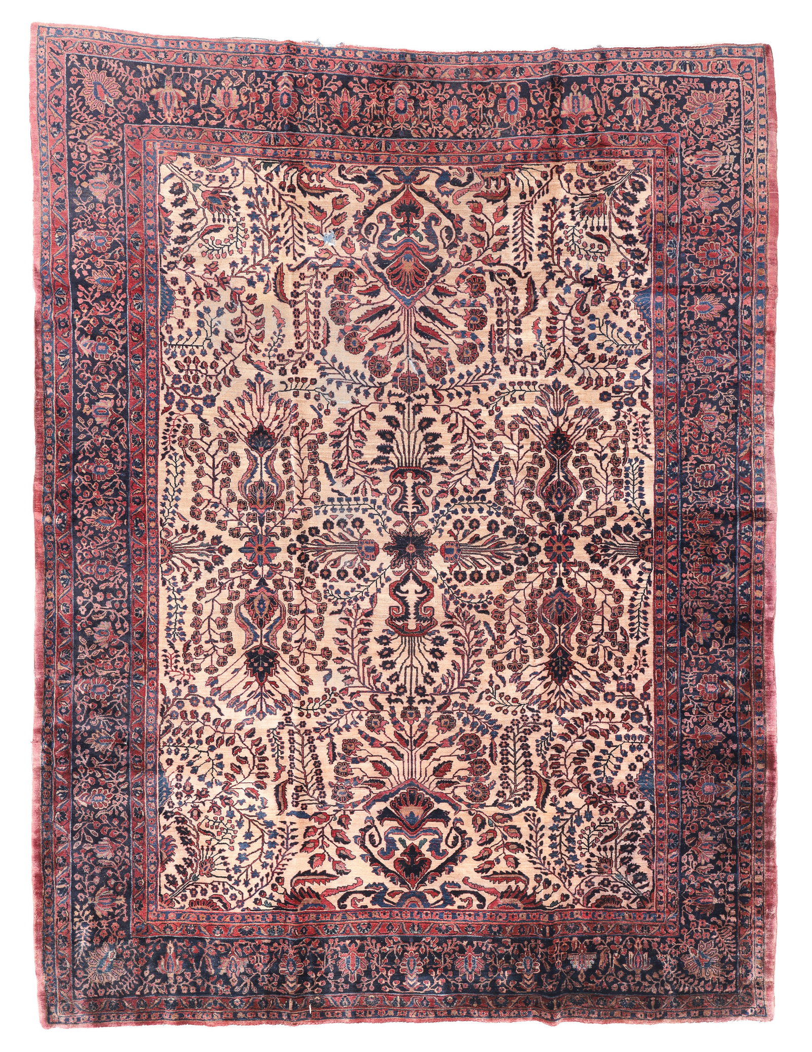 Ivory Field Sarouk Rug, Persia, Ca. 1920, 10'5'' x 13'9'' (1 of 6)