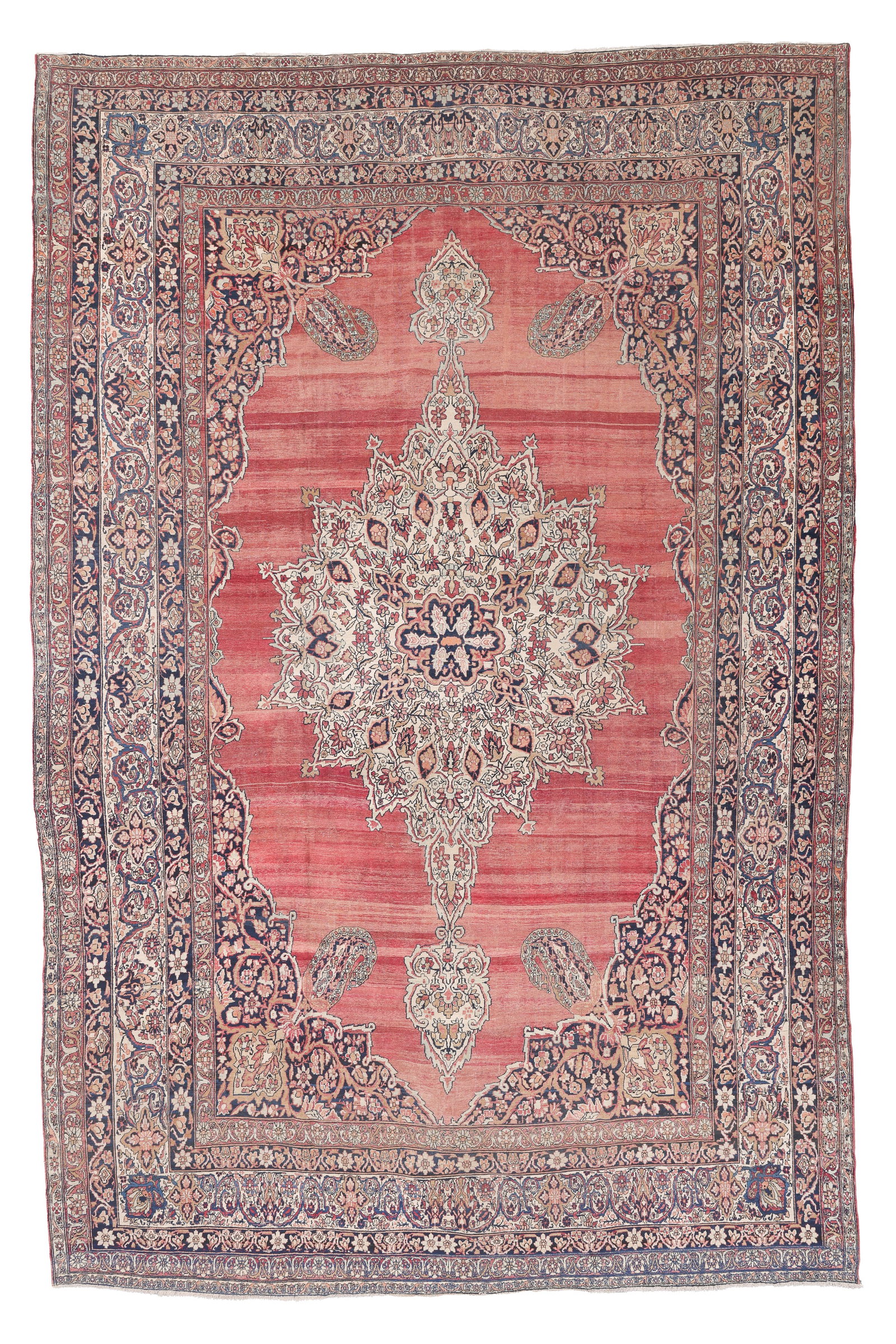 Mansion-Size Lavar Kerman Rug, Persia, Ca. 1890, 13'5'' x 20'5'' (1 of 9)