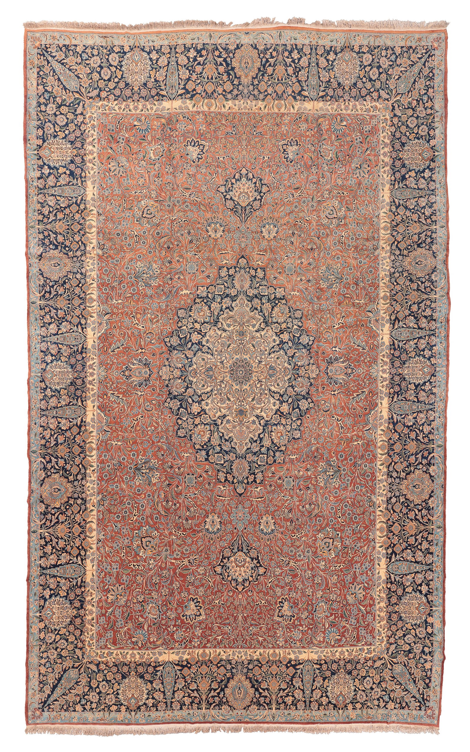 Mansion-Size Kerman Rug, Persia, Mid 20th C., 12'8'' x 21'1'' (1 of 12)
