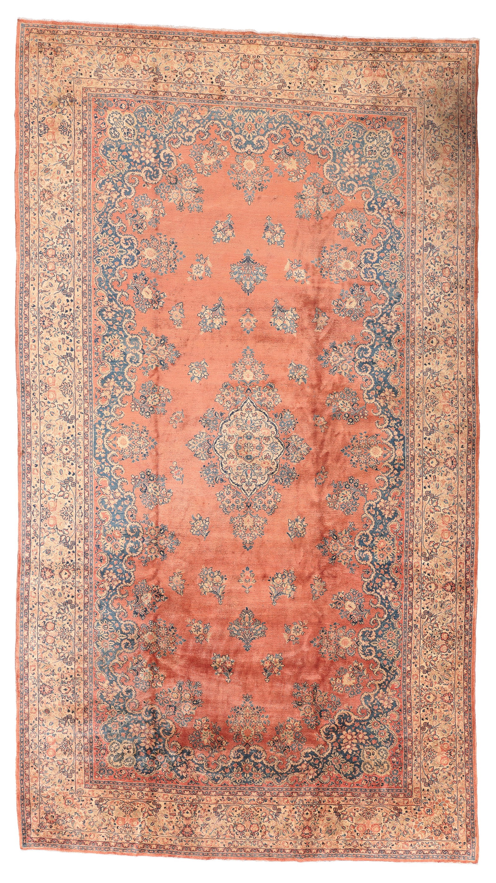 Mansion-Size Sarouk Rug, Persia, Ca. 1940, 9'10'' x 17'9'' (1 of 8)