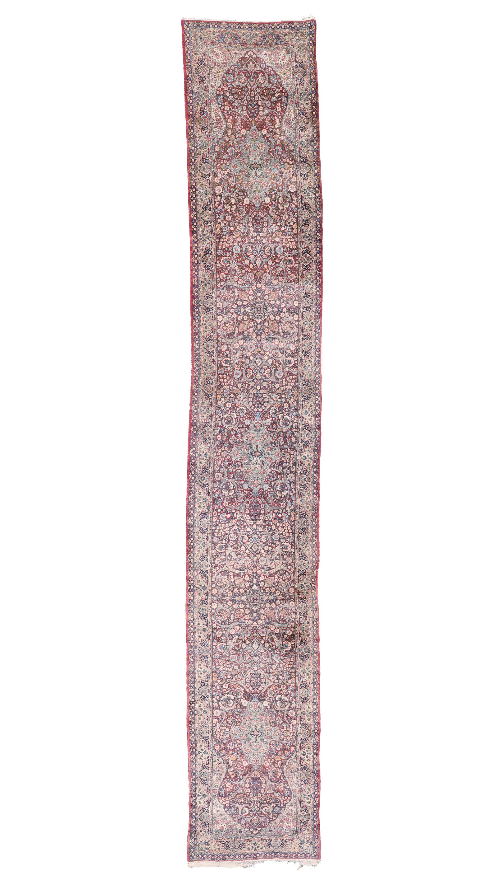 Long Kerman Runner, Persia, Ca. 1930's/40's, 3'8'' x 23'2'' (1 of 10)