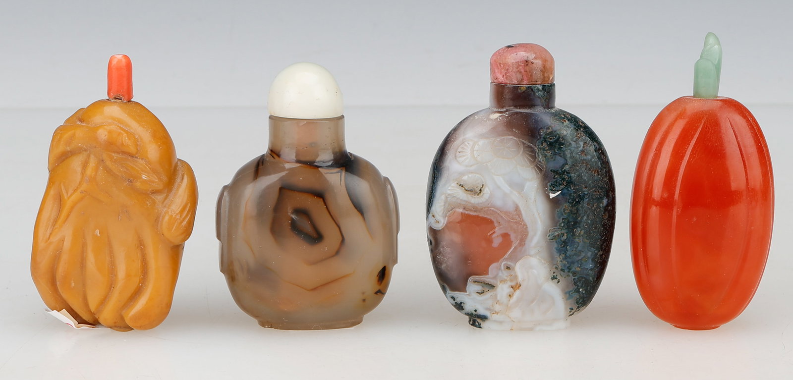 4 Chinese Snuff Bottles, Late Qing Dynasty Through Republic Period, C. 1880-1930 (1 of 6)