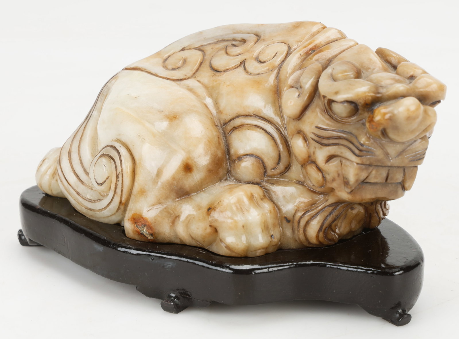 Rare Large Chinese Carved Jade Bixi, Qing Dynasty or Earlier (1 of 6)