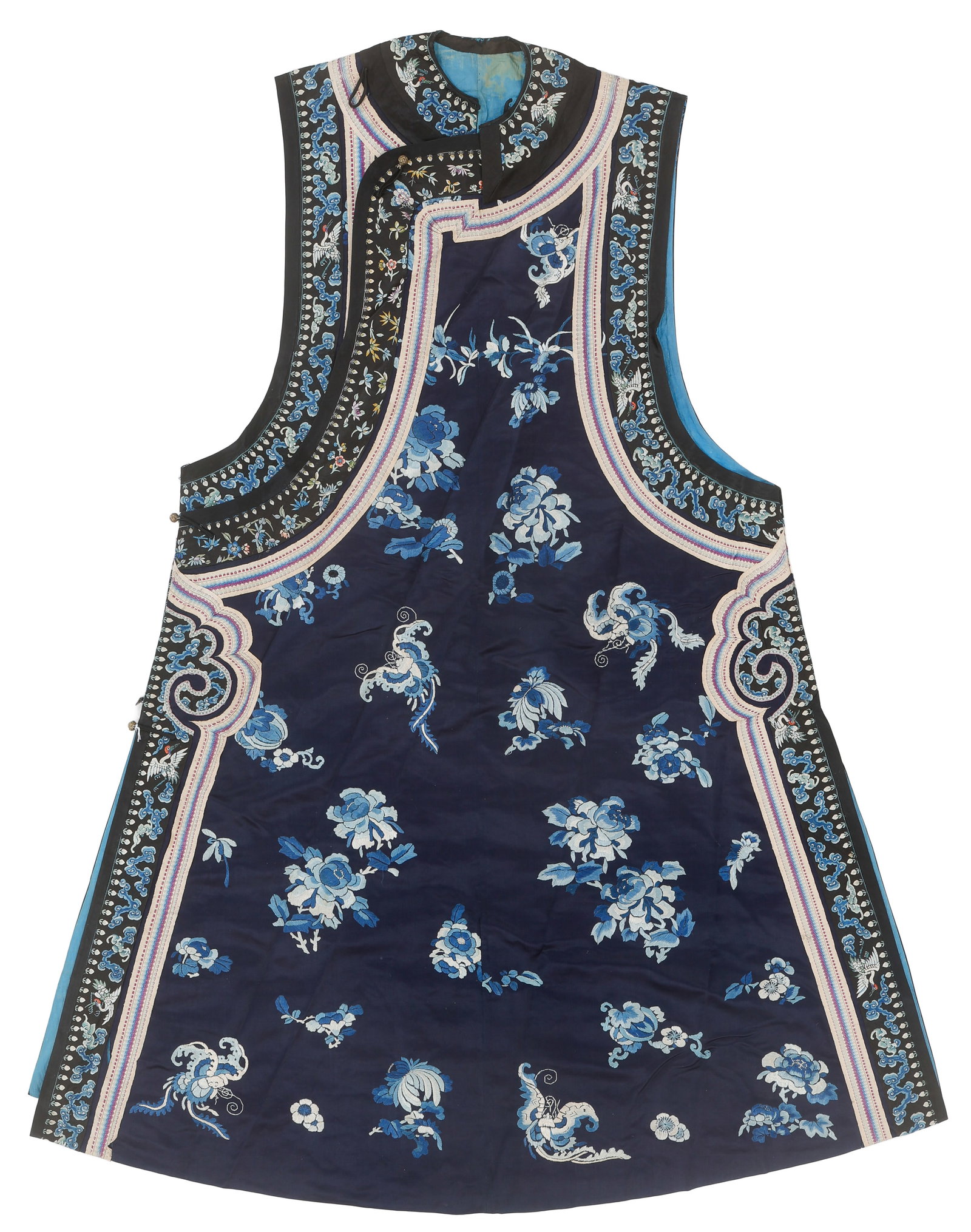 Chinese Woman's Sleeveless Outer Coat 'Gualan', Late 19th C. (1 of 3)