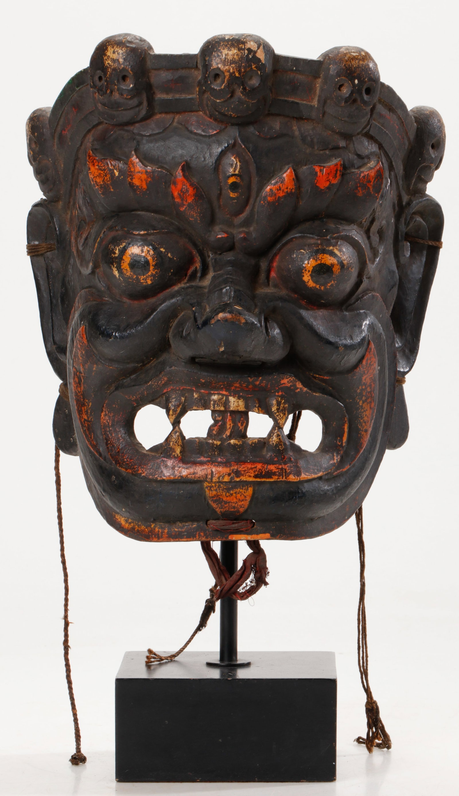 Antique Tibetan Wrathful Deity Mahakala Mask (1 of 4)