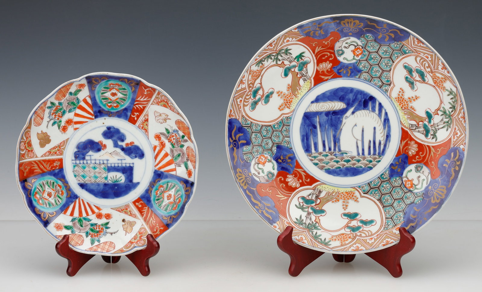 Antique Japanese Imari Porcelain Charger And Plate (1 of 4)