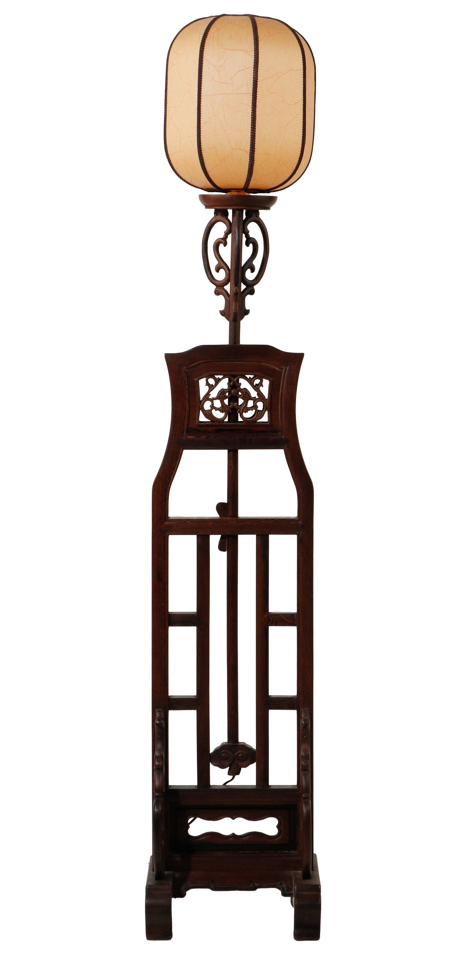 Chinese Wooden Floor Lamp, 19th century (1 of 4)