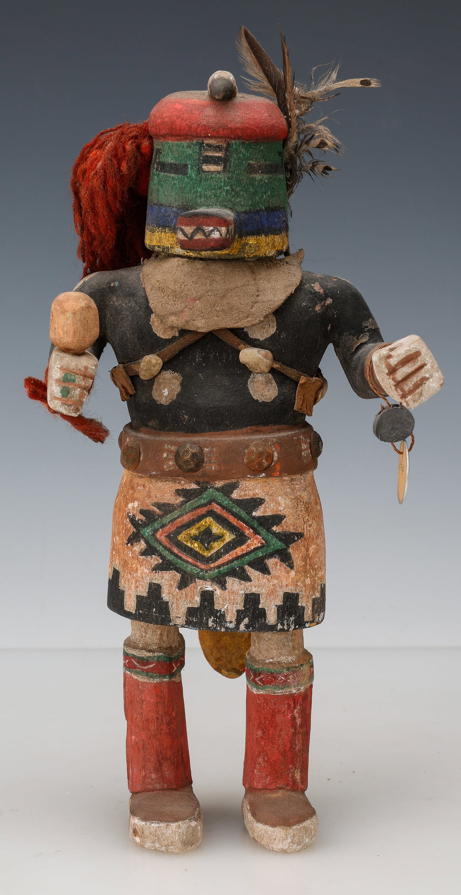 Hopi Proud Type Kachina Doll, Sotheby's Provenance, Mid-20th C., H:11.5" (1 of 5)
