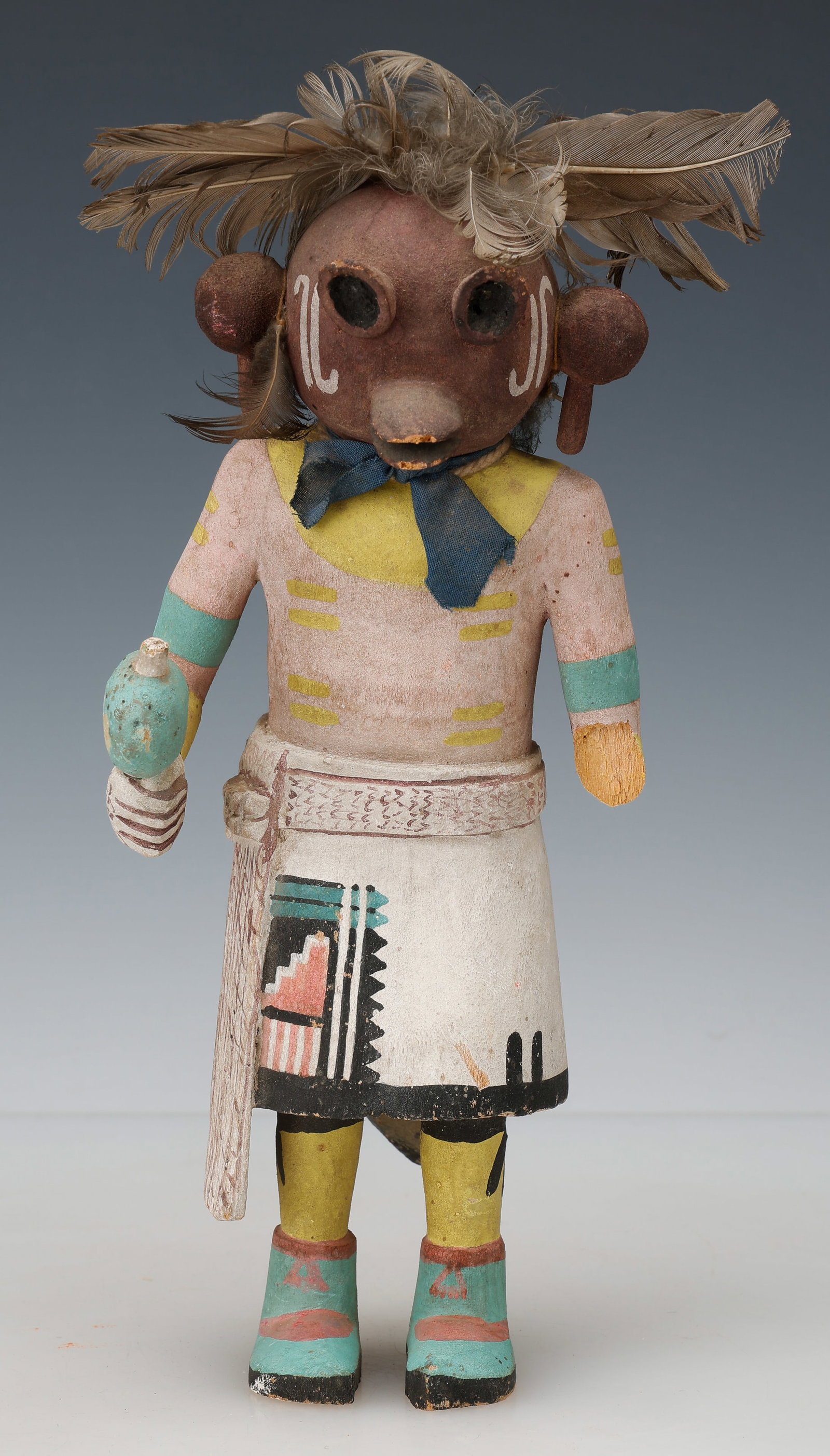 Early 20th C. Hopi Kachina Doll, Sotheby's Provenance, H: 10.5" (1 of 5)