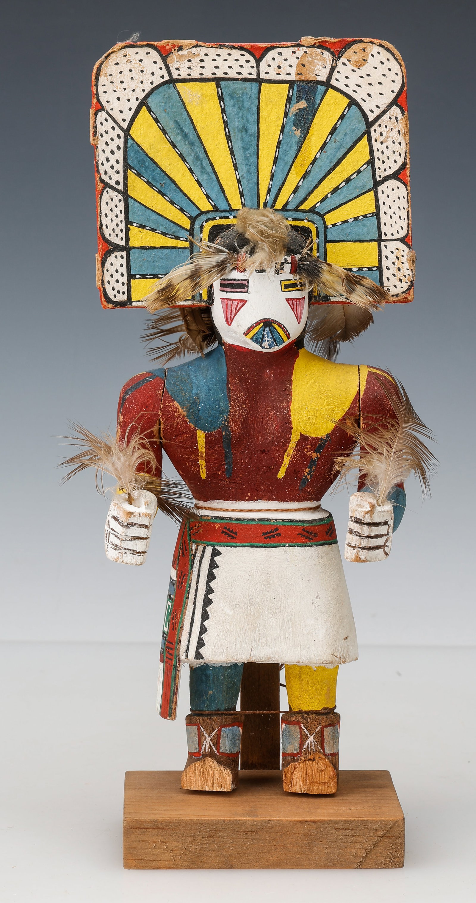 Hopi Kachina Doll, Hopi, Possibly Poli,, Mid-20th C., H: 11" (1 of 4)