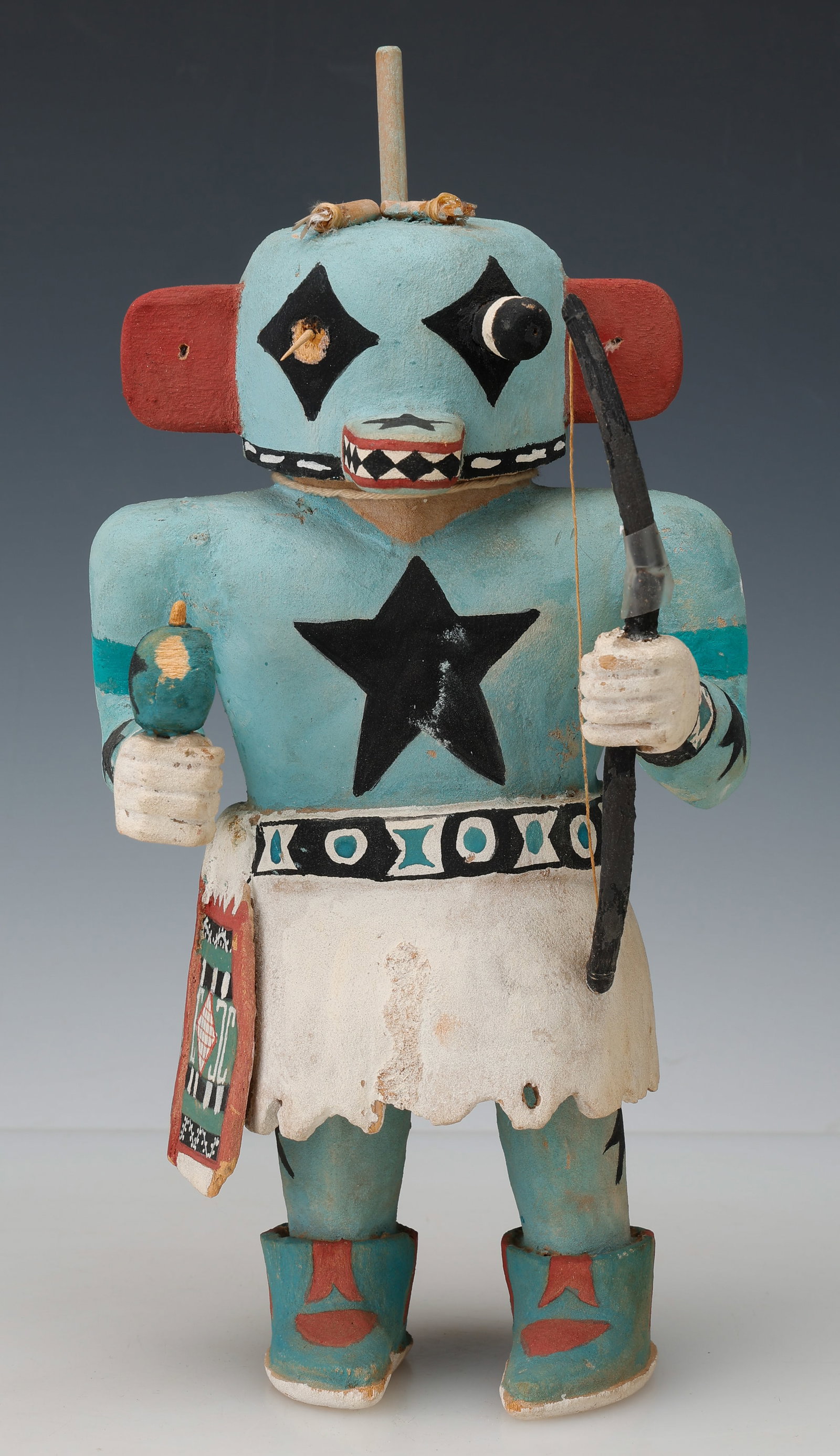 Hopi Kachina, C. 1940s, Provenance: R.G. Munn, H: 13" (1 of 4)