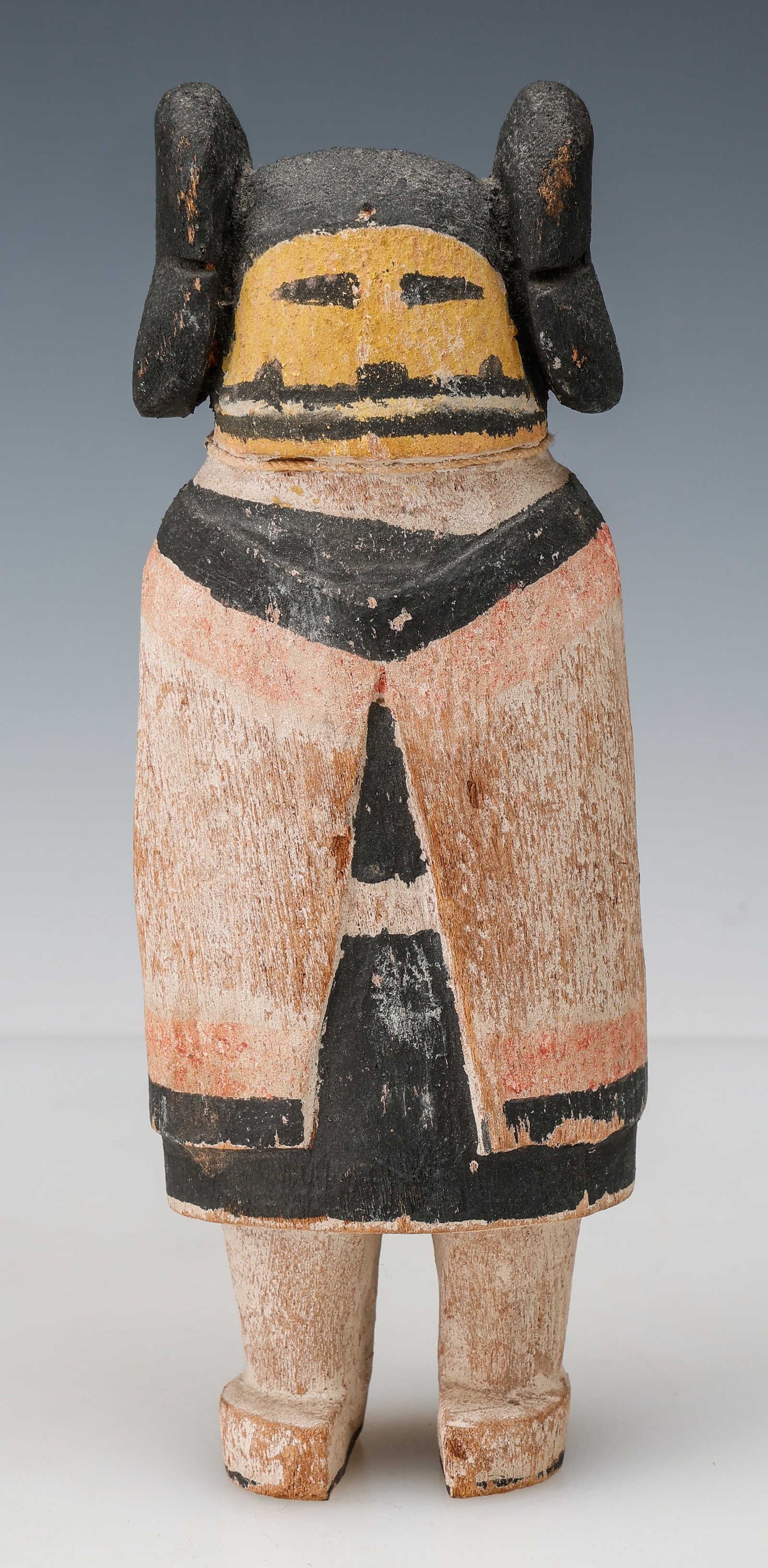 Hopi Ahola (A-Ha) Kachina Doll, 1940s-1960s, H: 9" (1 of 5)