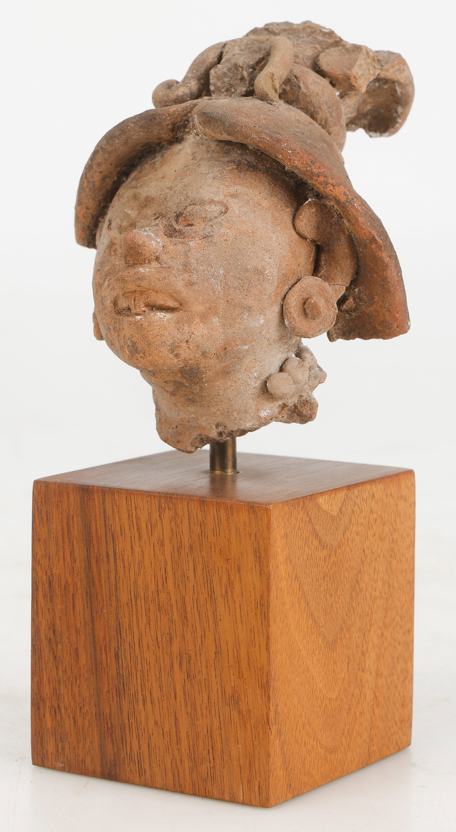 Pre-Columbian Veracruz Remojadas Head, H: 4' (1 of 5)