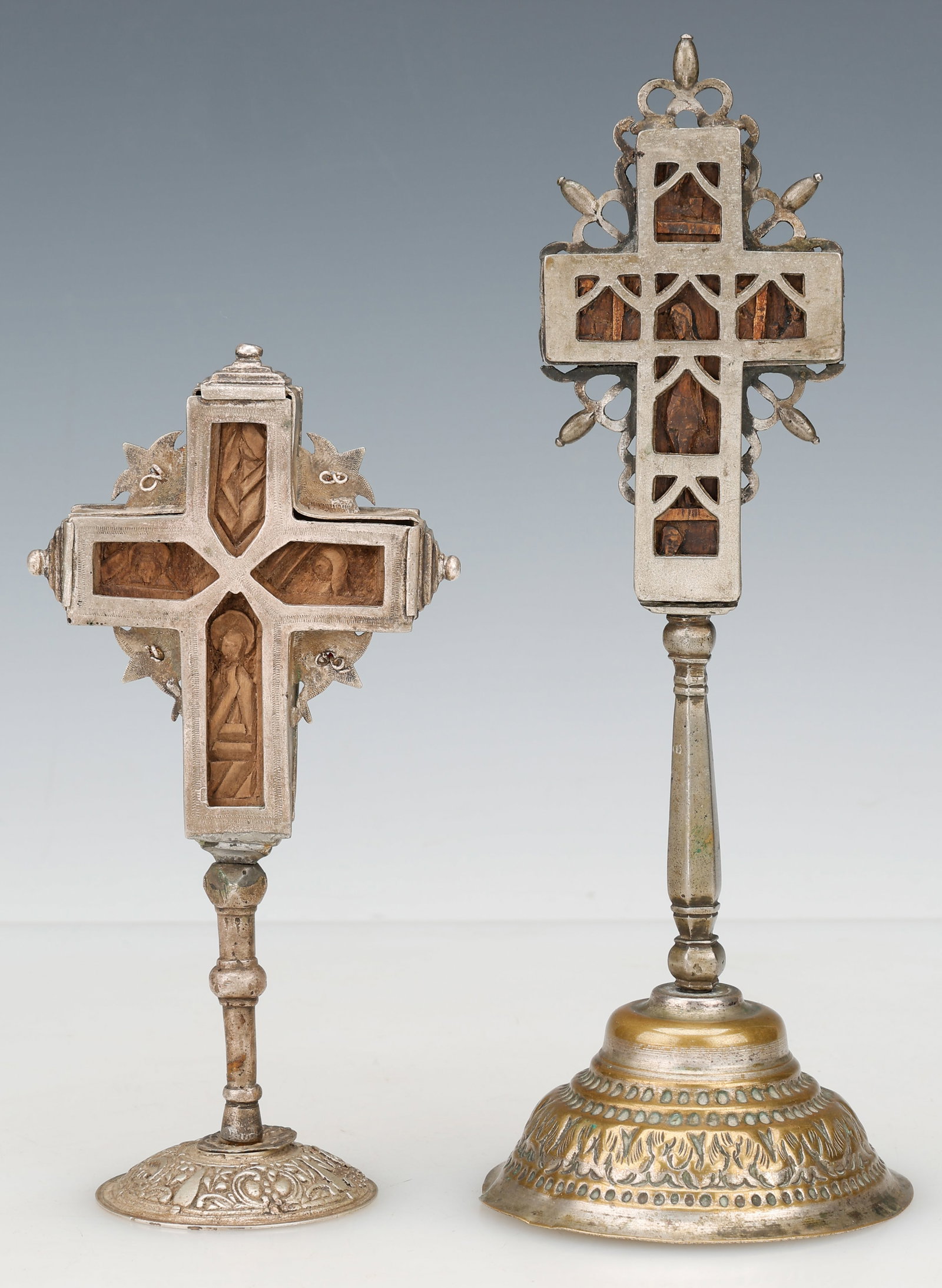 Hand-Crafted Orthodox Christian Crosses, Macedonia, Late 19th/Early 20th C. (1 of 5)