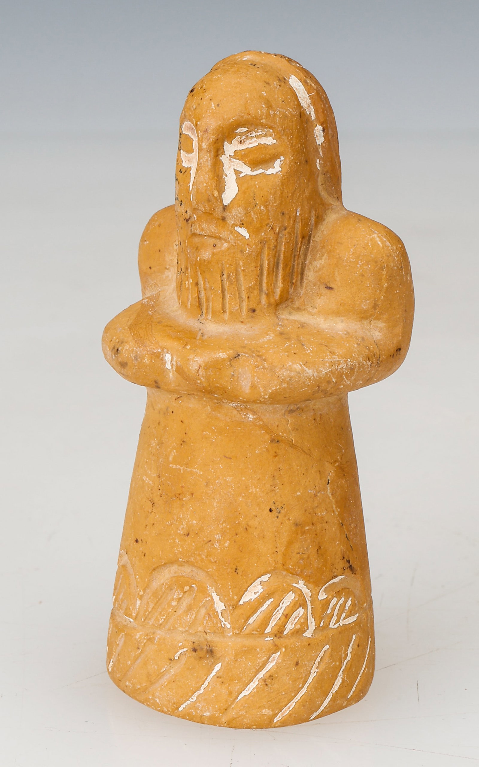 Mesopotamian Pre-Dynastic Uruk Figural Stone Game Piece, H:2" (1 of 4)