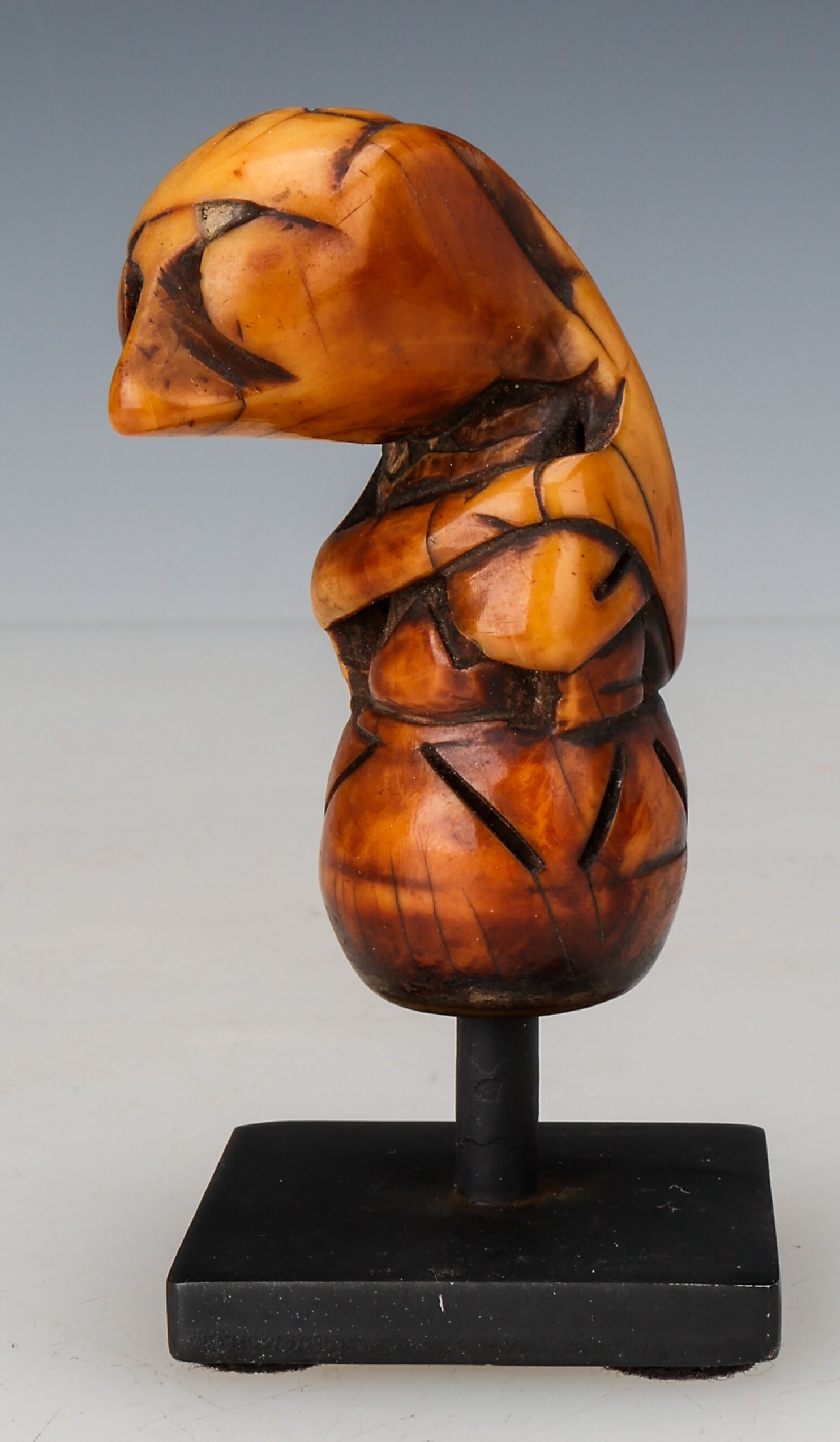 Jawa Demam Kris Handle, Sumatra or Indo-Malay Peninsula, 18th-19th C. (1 of 5)