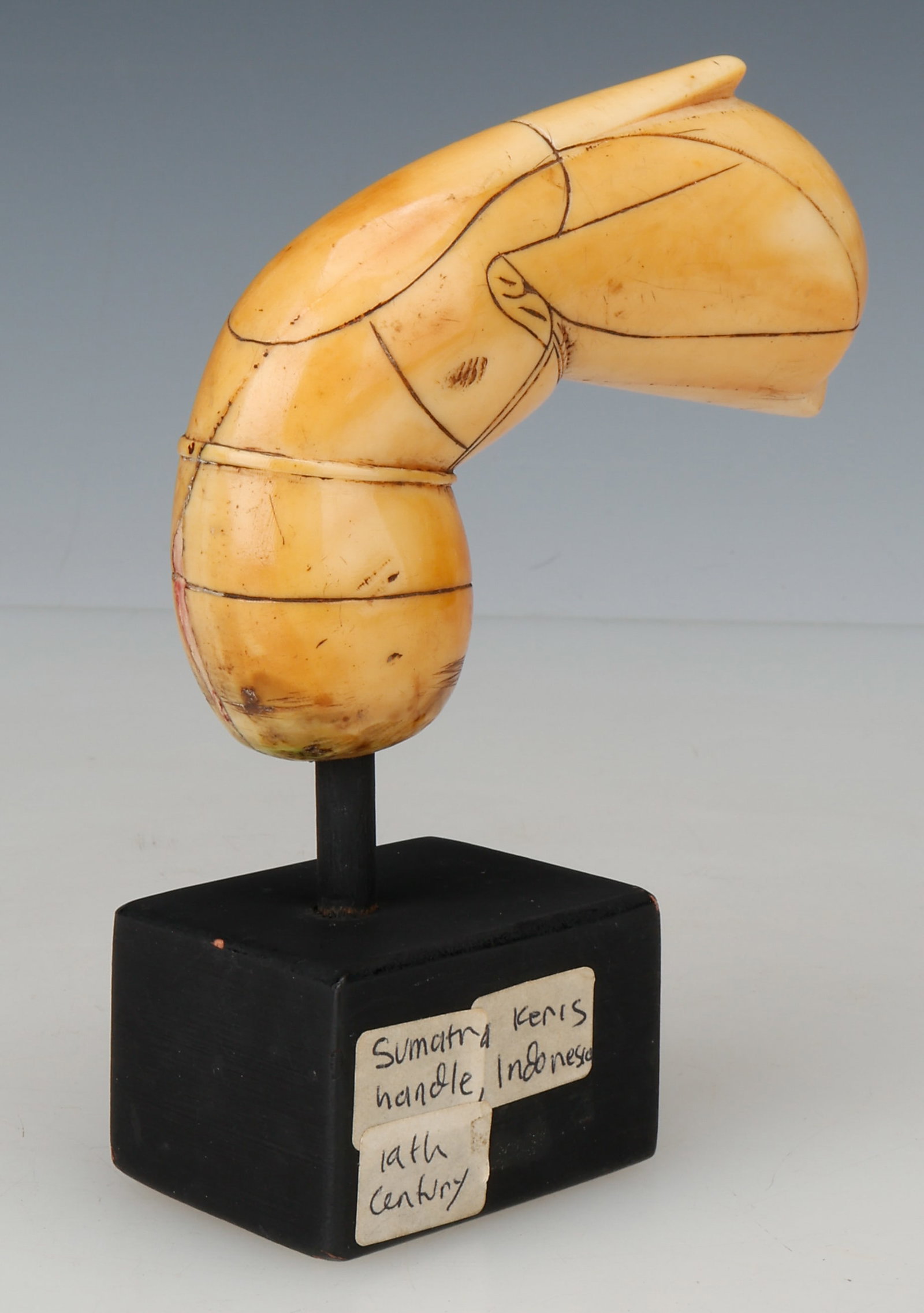 Jawa Demam Kris Handle, Sumatra or Indo-Malay Peninsula, 18-19th C. (1 of 6)