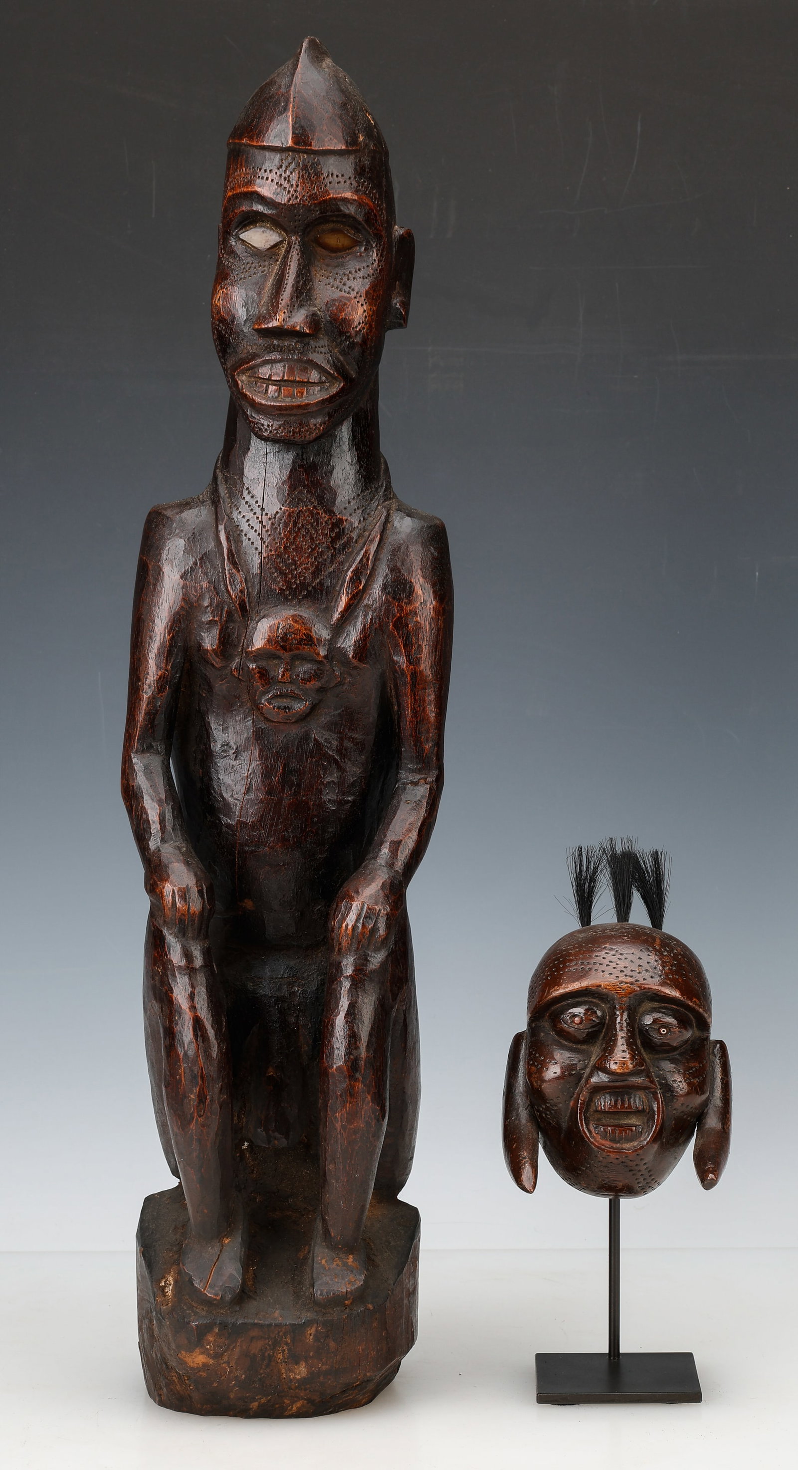 Large Figure and Head Pendant, Arunachal Pradesh (1 of 5)