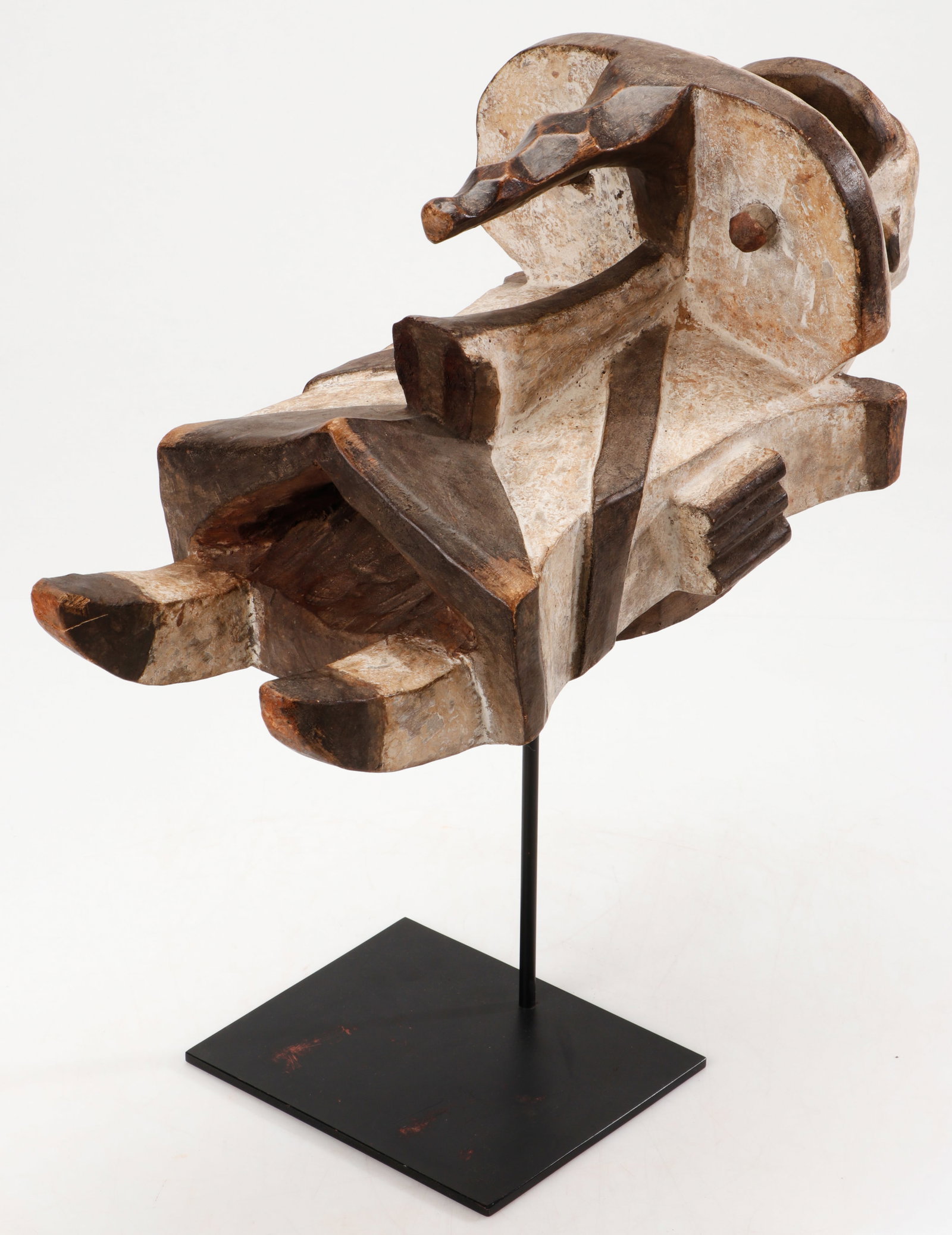 Izzi Ogbodo Enyi Elephant-Hippo Mask, Nigeria (1 of 6)