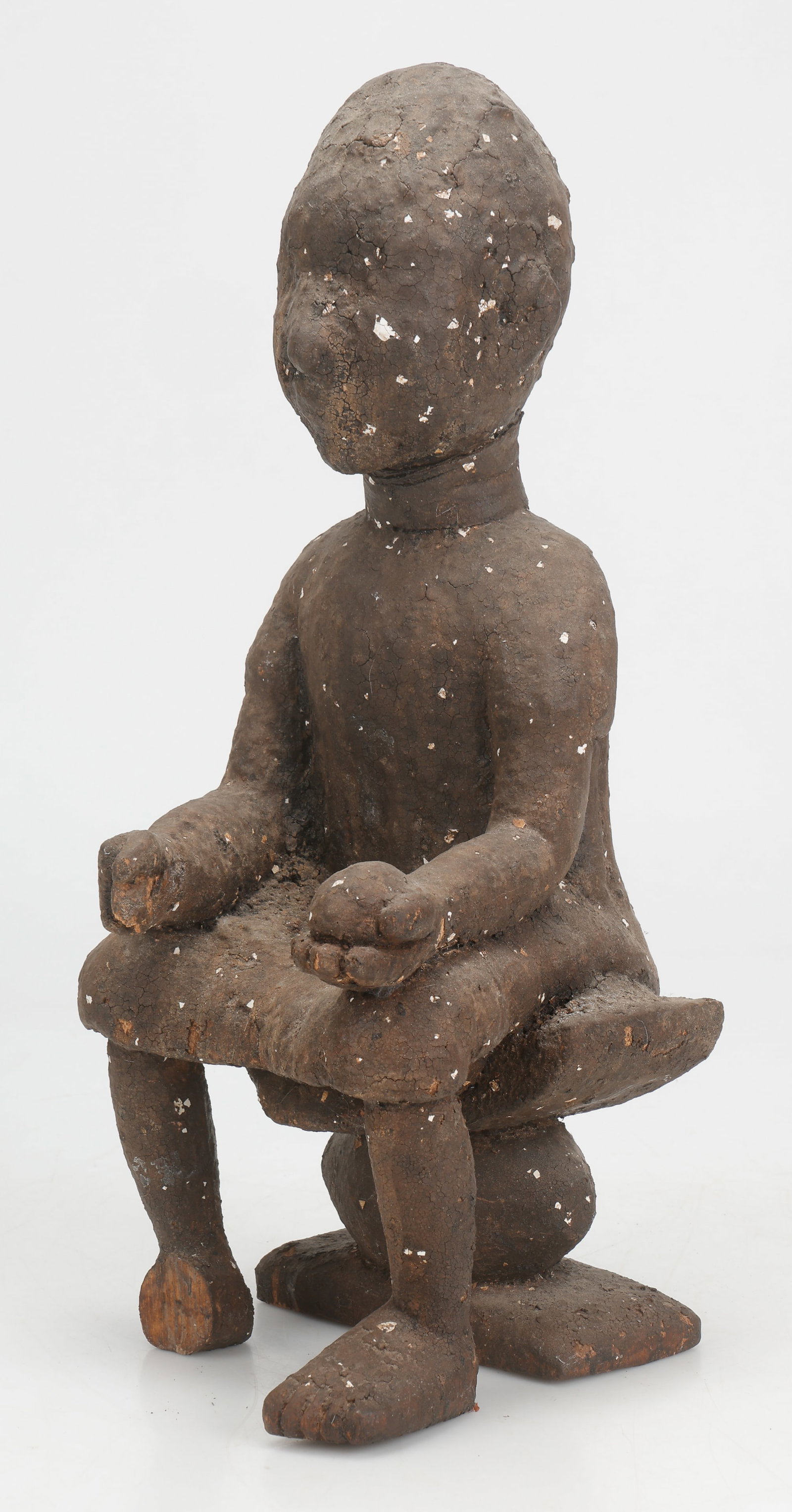 Ashanti Shrine Figure, Ghana. H: 17.5" (1 of 6)