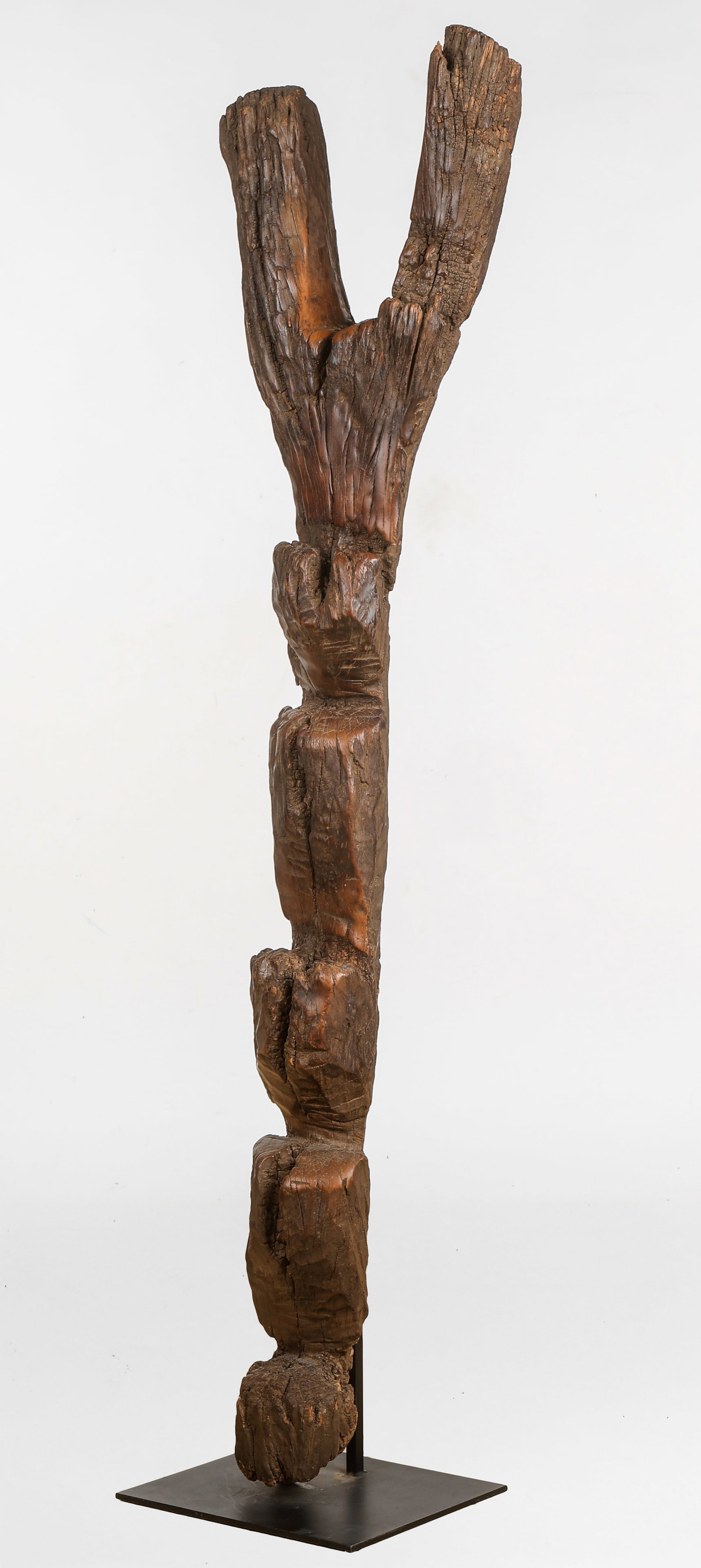 African Dogon Ladder, Mali, H: 56", Estate of Edward Albee (1 of 5)