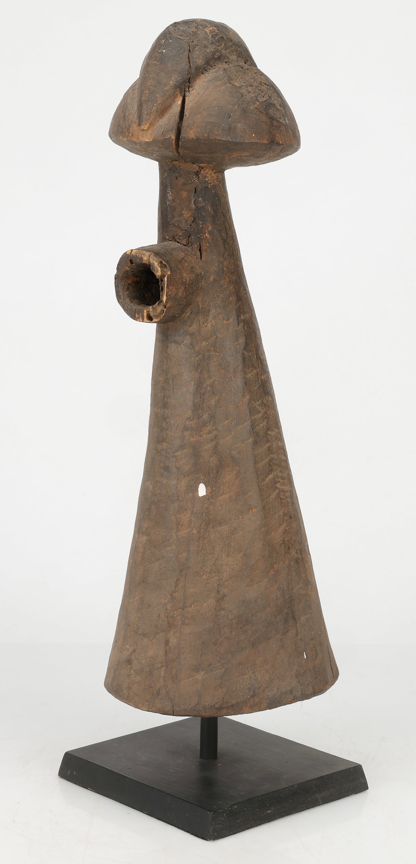 African Mossi Ritual Trumpet, Burkina Faso, Estate of Edward Albee, H: 19" (1 of 6)