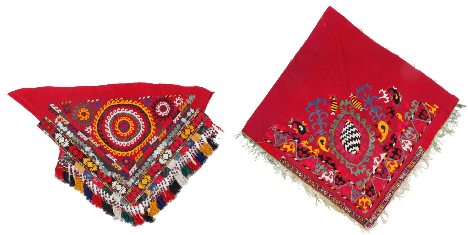 Two Uzbek Embroidered Tent Decorations (1 of 5)
