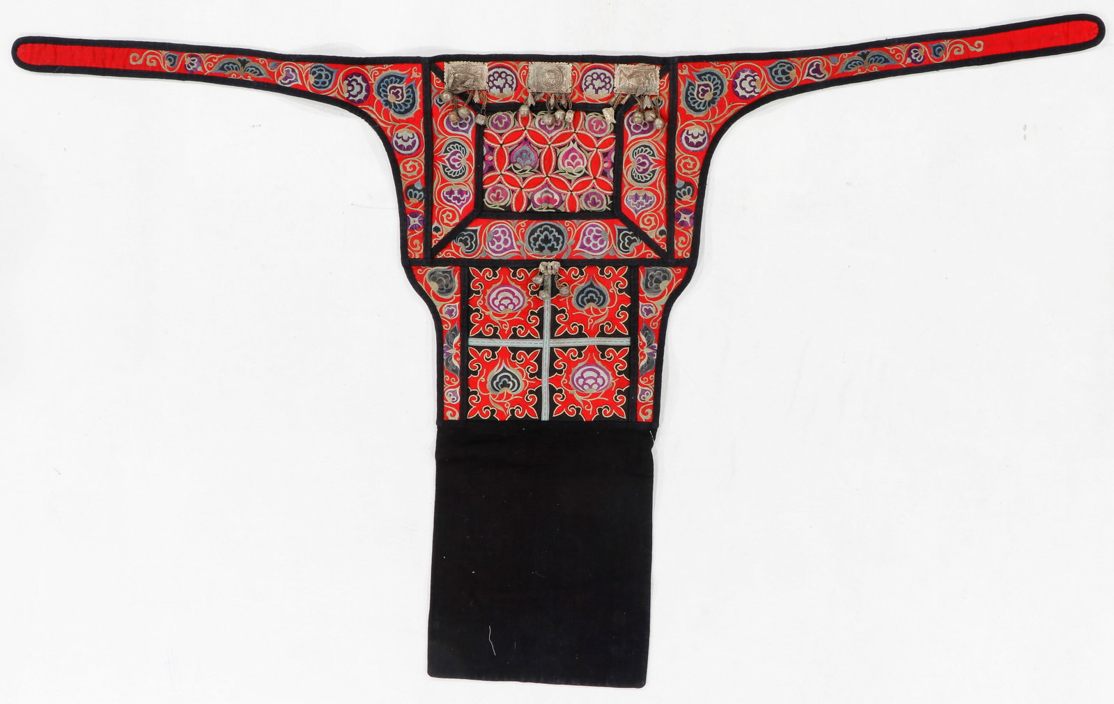 Shui Embroidered and Embellished Baby Carrier, Guizhou, China (1 of 3)