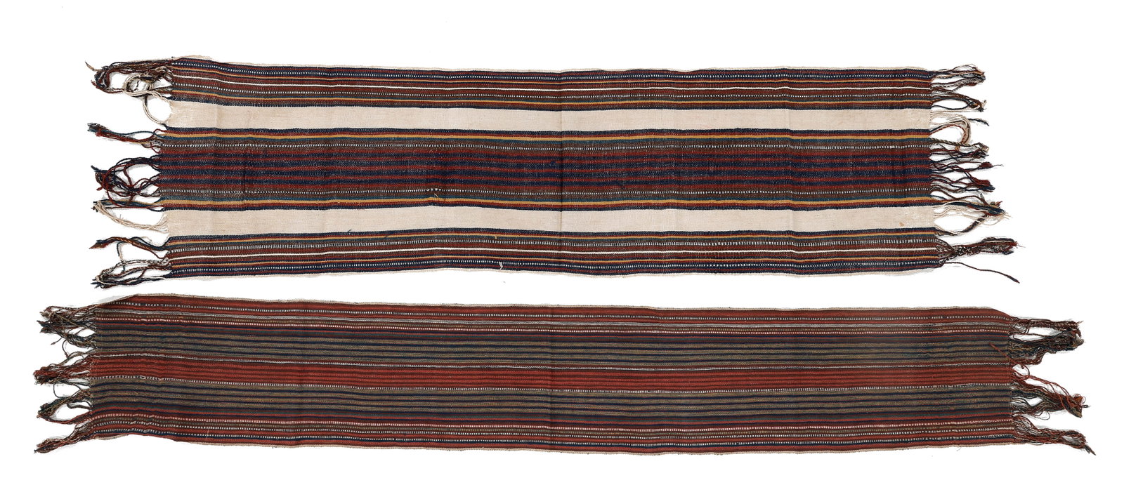Two Ceremonial Cotton Cloths, Lombok, Indonesia, c. 1900 or Earlier (1 of 3)