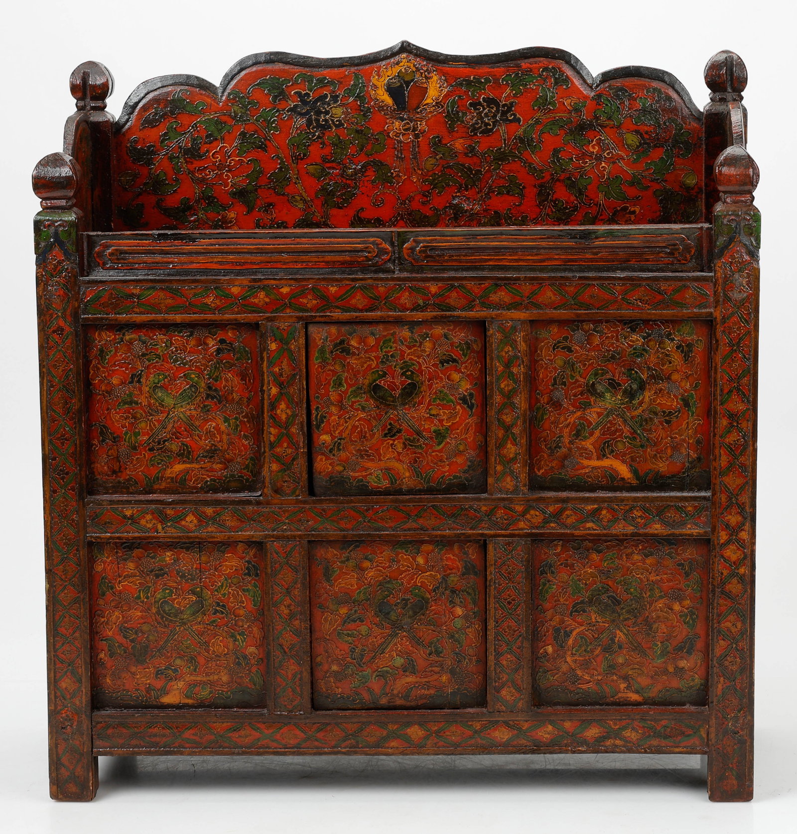 Tibetan Pegam Reading Desk /Cabinet (1 of 5)