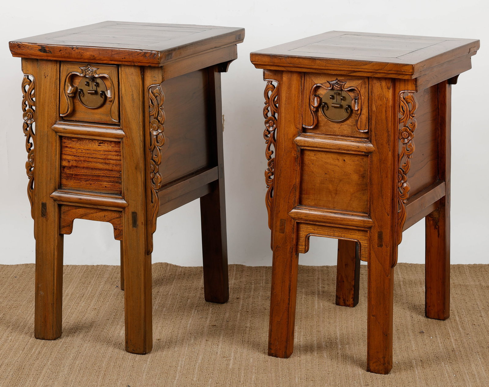 2 Chinese Hardwood Side Tables (1 of 7)
