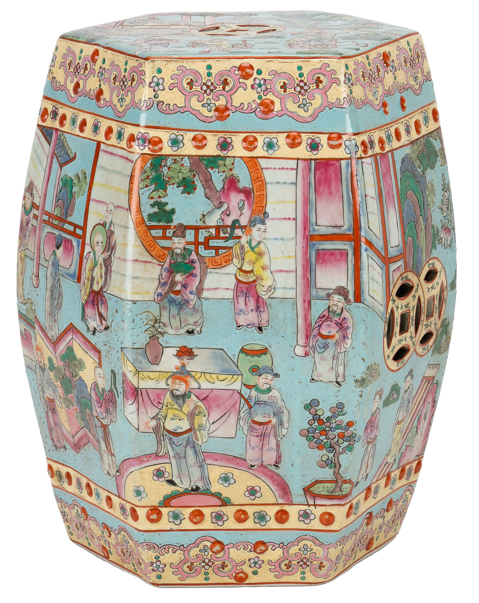 Fine 19th C. Chinese Porcelain Stool (1 of 6)
