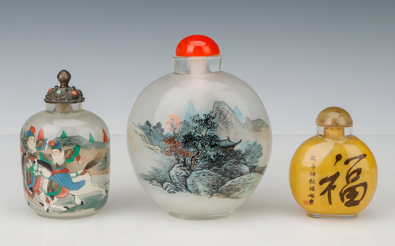 3 Chinese Snuff Bottles (1 of 5)