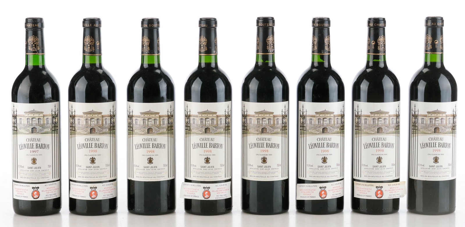 8 Bottles of Chateau Leoville Barton Saint-Julien, 1997, 1998 (7) (1 of 4)